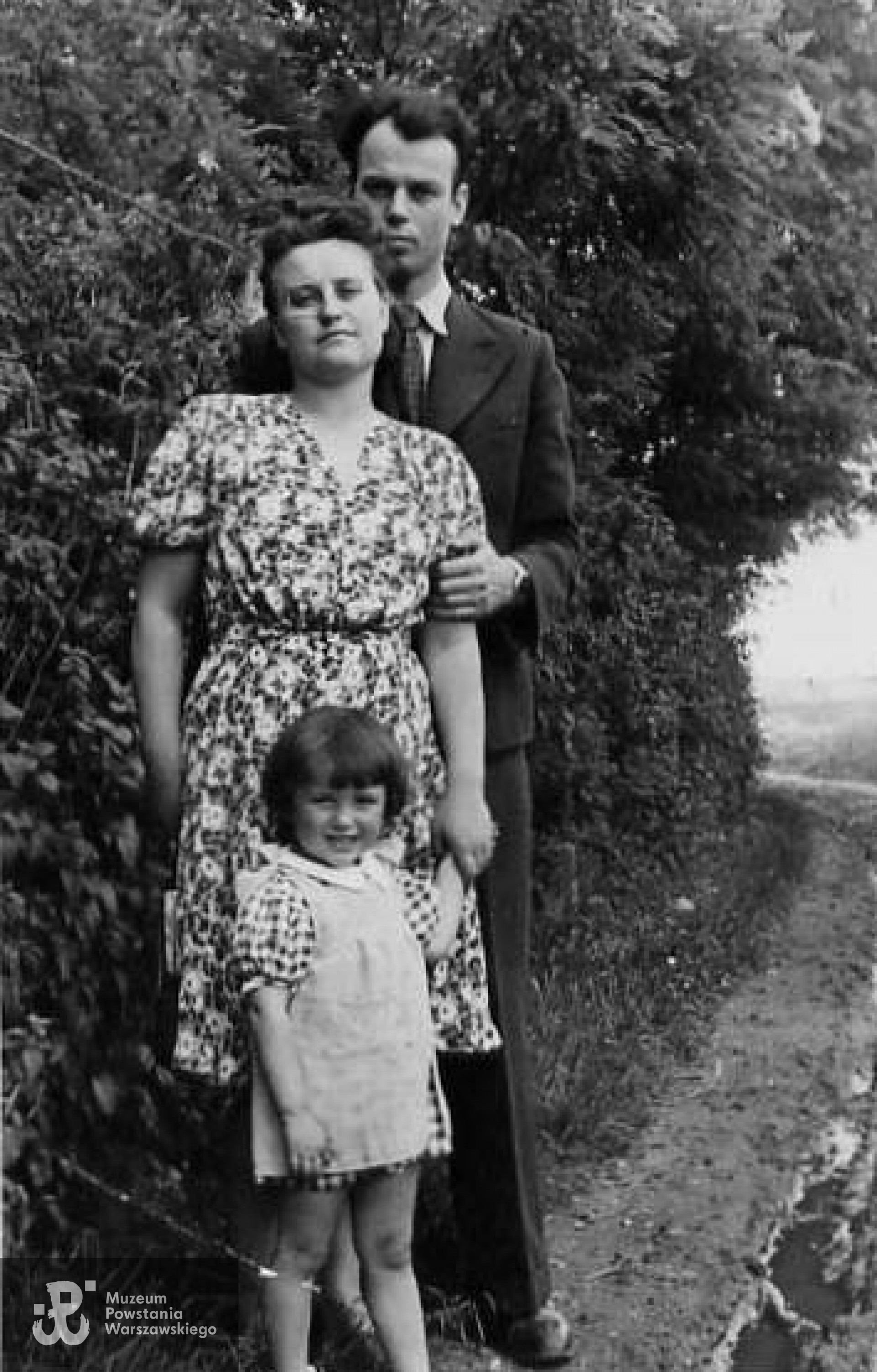 Aleksy Makowelski z żoną Anną i córką Wiktorią