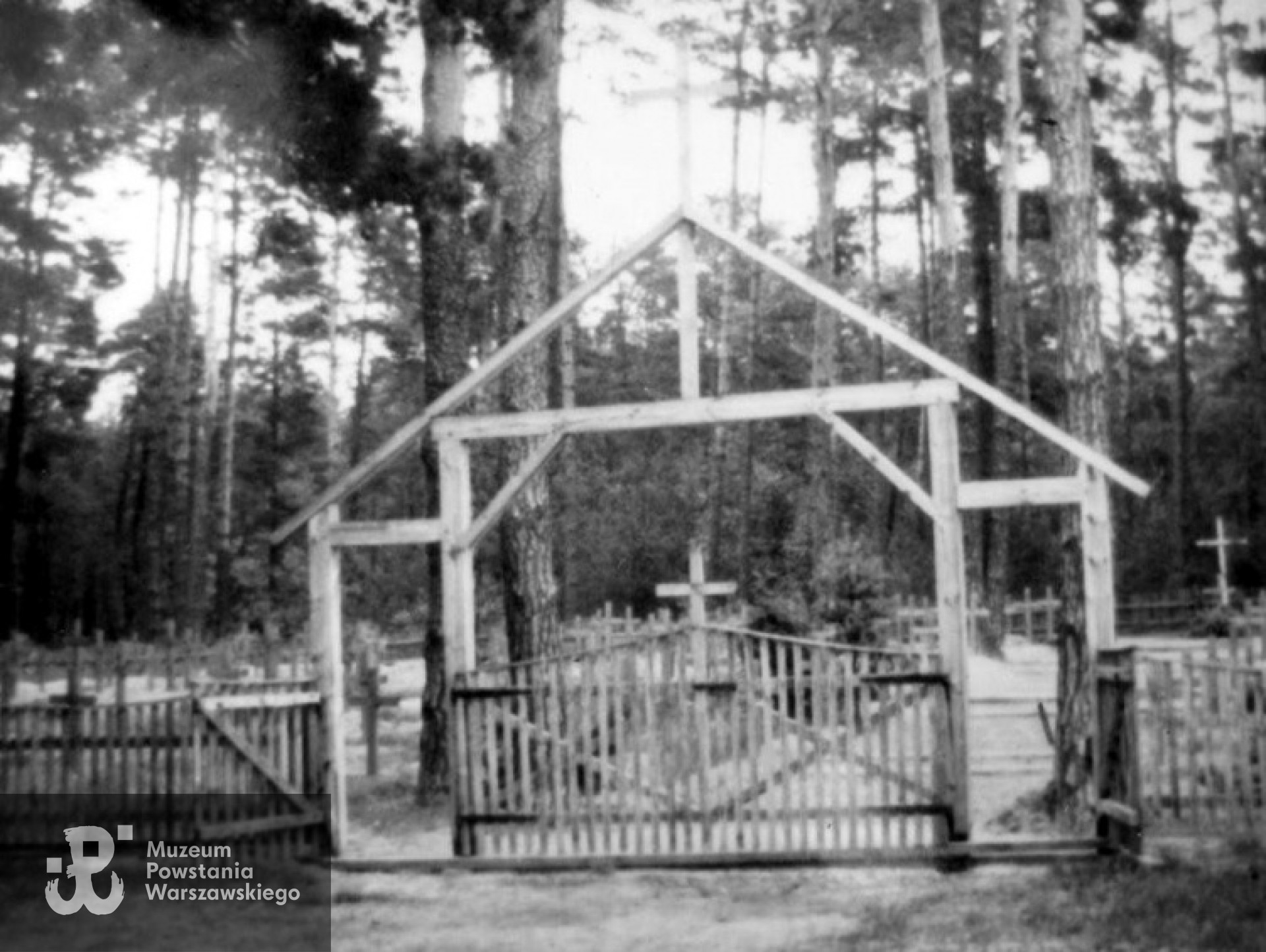 Cmentarz w Wierszach - 1946. Z archiwum Marka Kamionowskiego