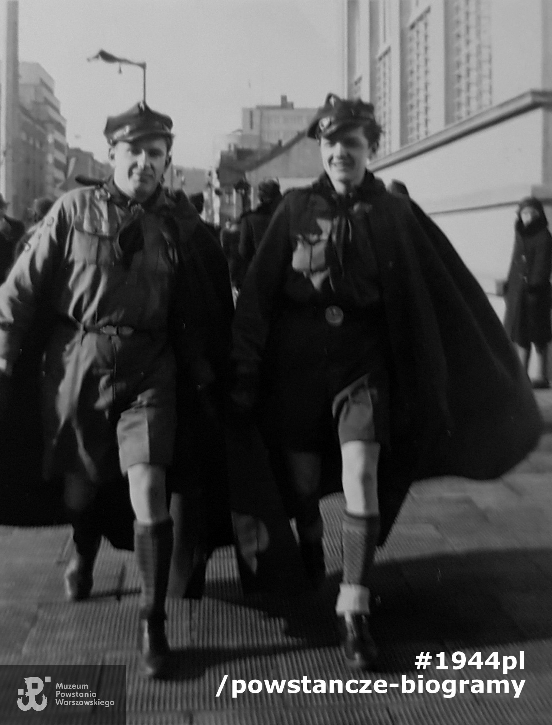 Henryk Apanosowicz Katłu-bej na zdjęciu z lewej strony - Hufiec Gdańsk. Fot. z archiwum rodzinnego udostępniona przez p. Olgę Apanosowicz Katłu-bej