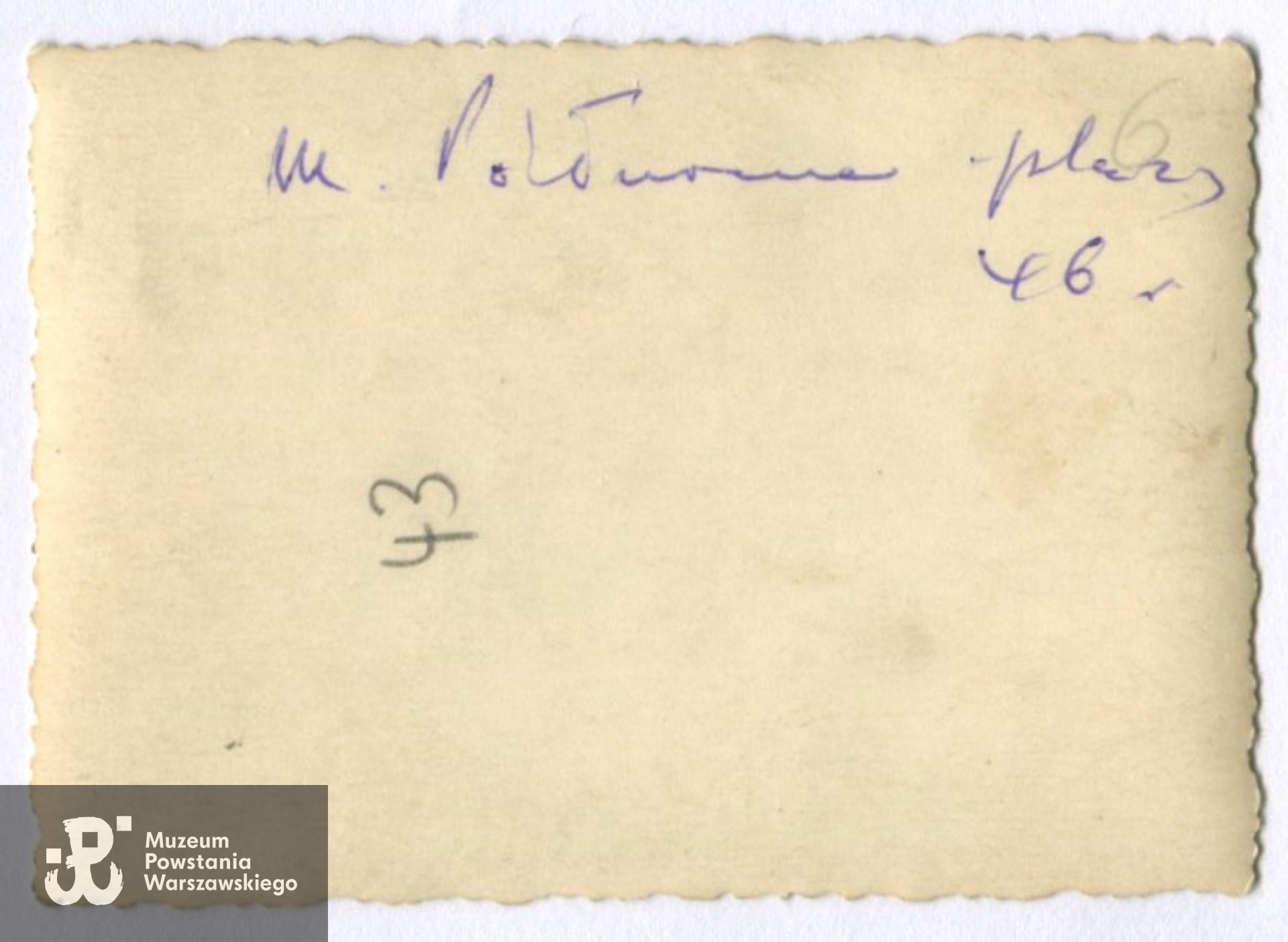 Fot. z archiwum rodzinnego p. Marii Elżbiety Dembek z d. Zapart, udostępnił syn, p. Roman Dembek