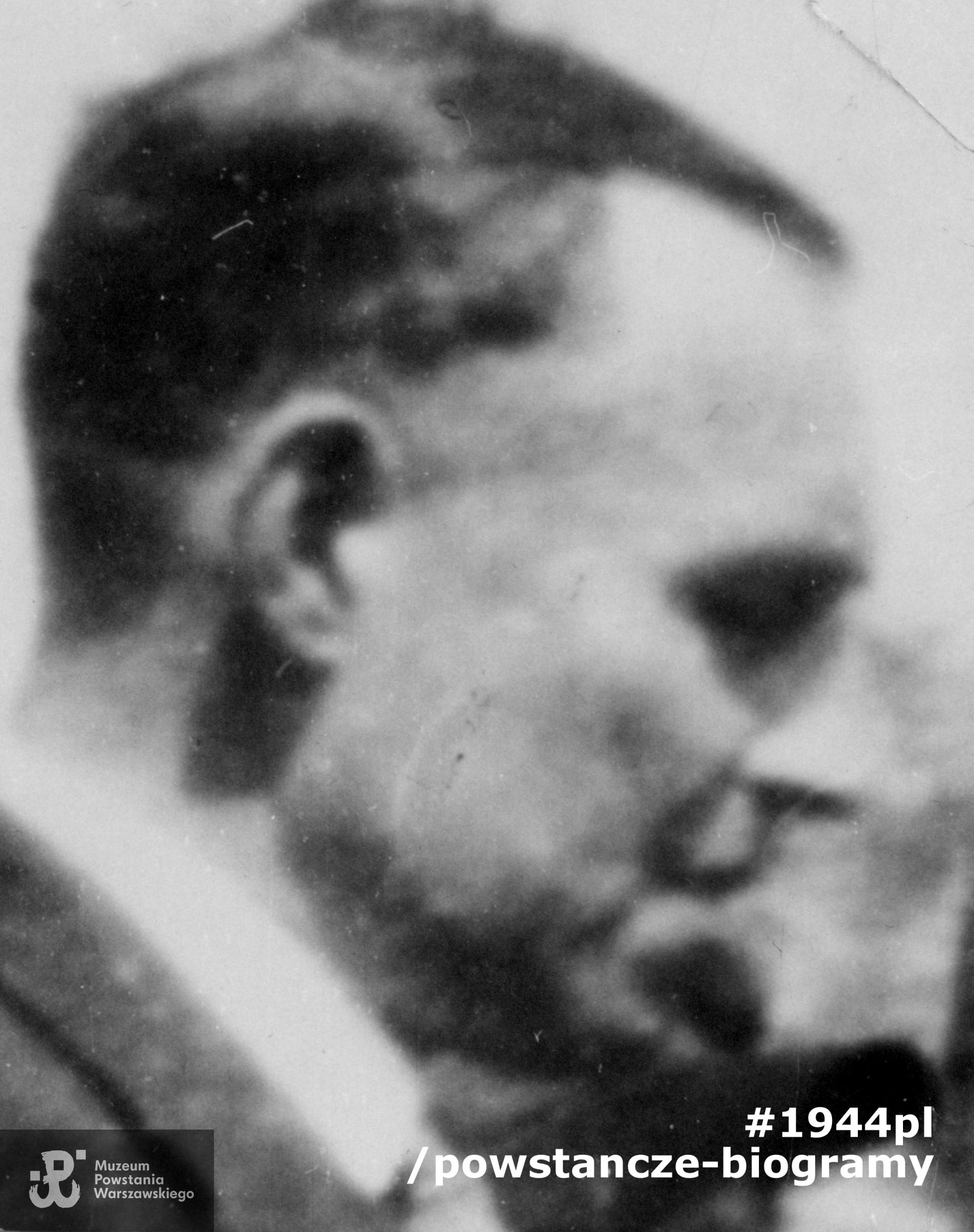 Strz. Tadeusz Woźniak "Nunek" (1907- 1944). Ze zbiorów rodzinnych córki, p.  Danuty  Zabawy z domu Woźniak