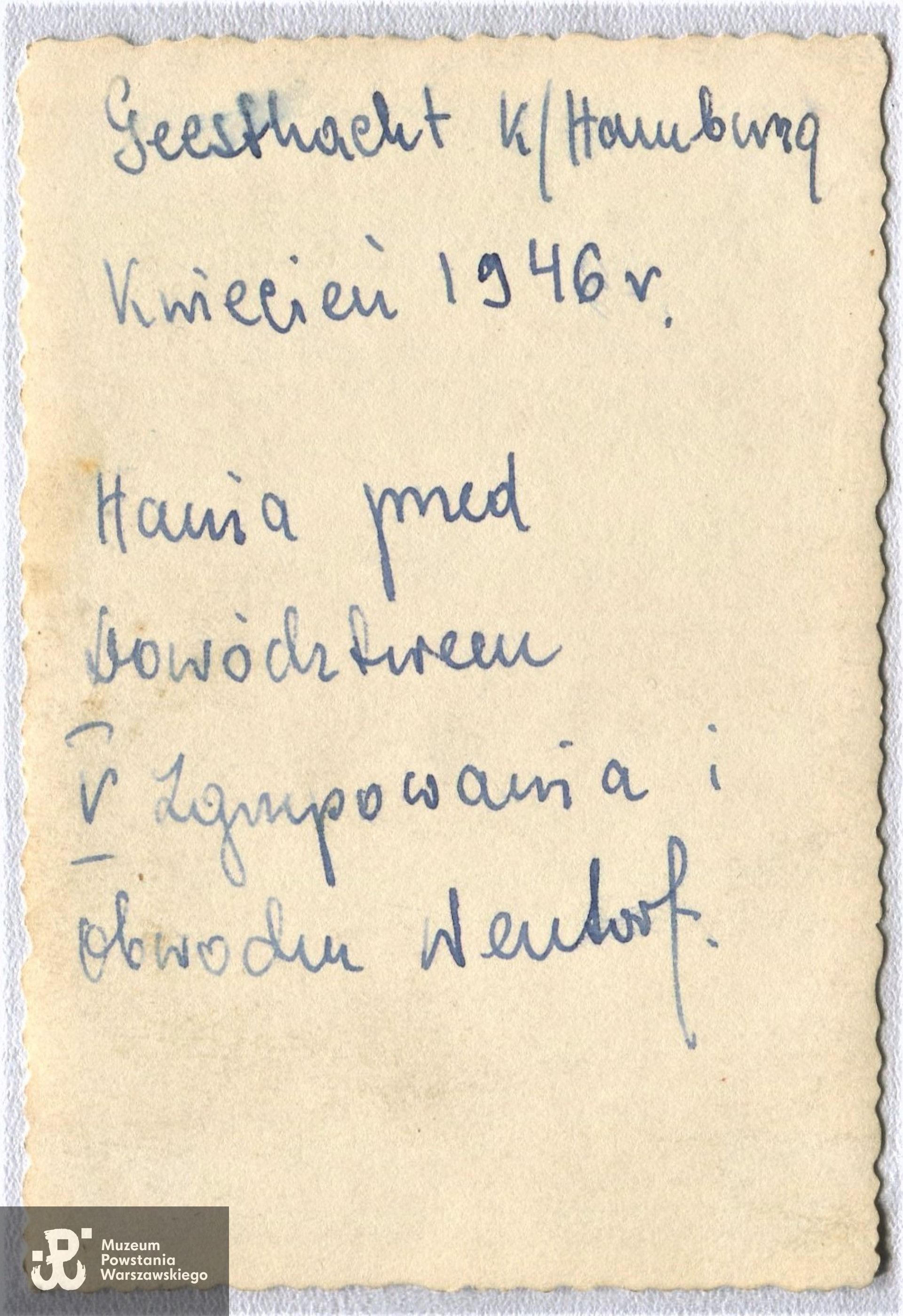 Fot. ze zbiorów rodzinnych p. Hanny Stompor z domu Modrzyckiej