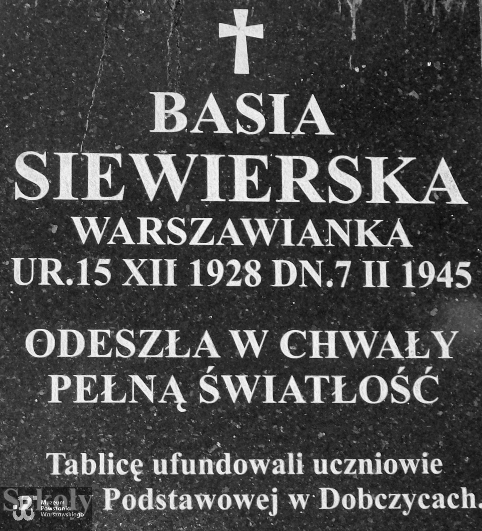 Tablica pamiątkowa na Cmentarzu Parafialnym w Dobczycach. Fot. z archiwum rodzinnego Jerzego Urbańczyka, udostępnił p. Stanisław Malara