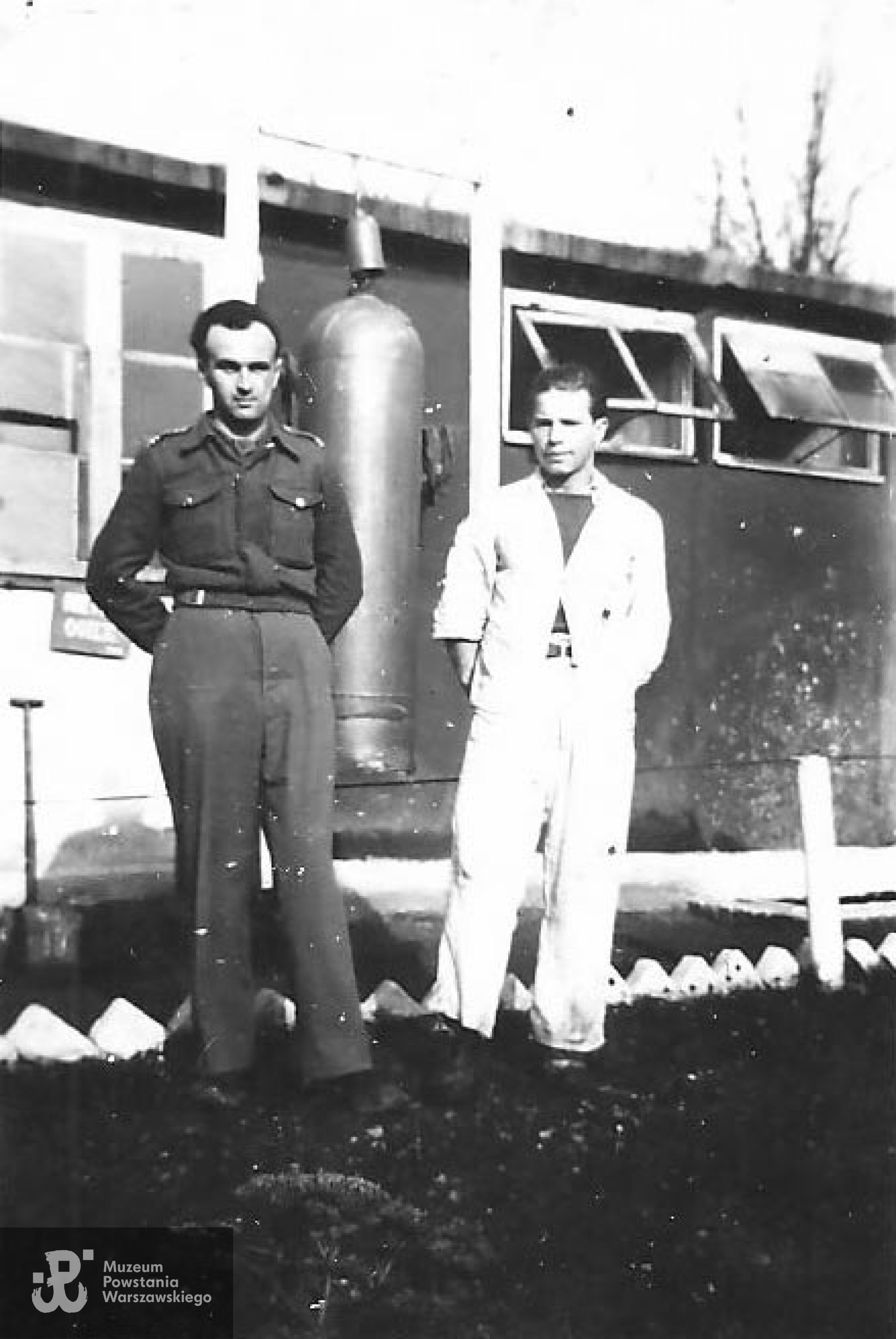 Antoni (po lewej) z kolegą