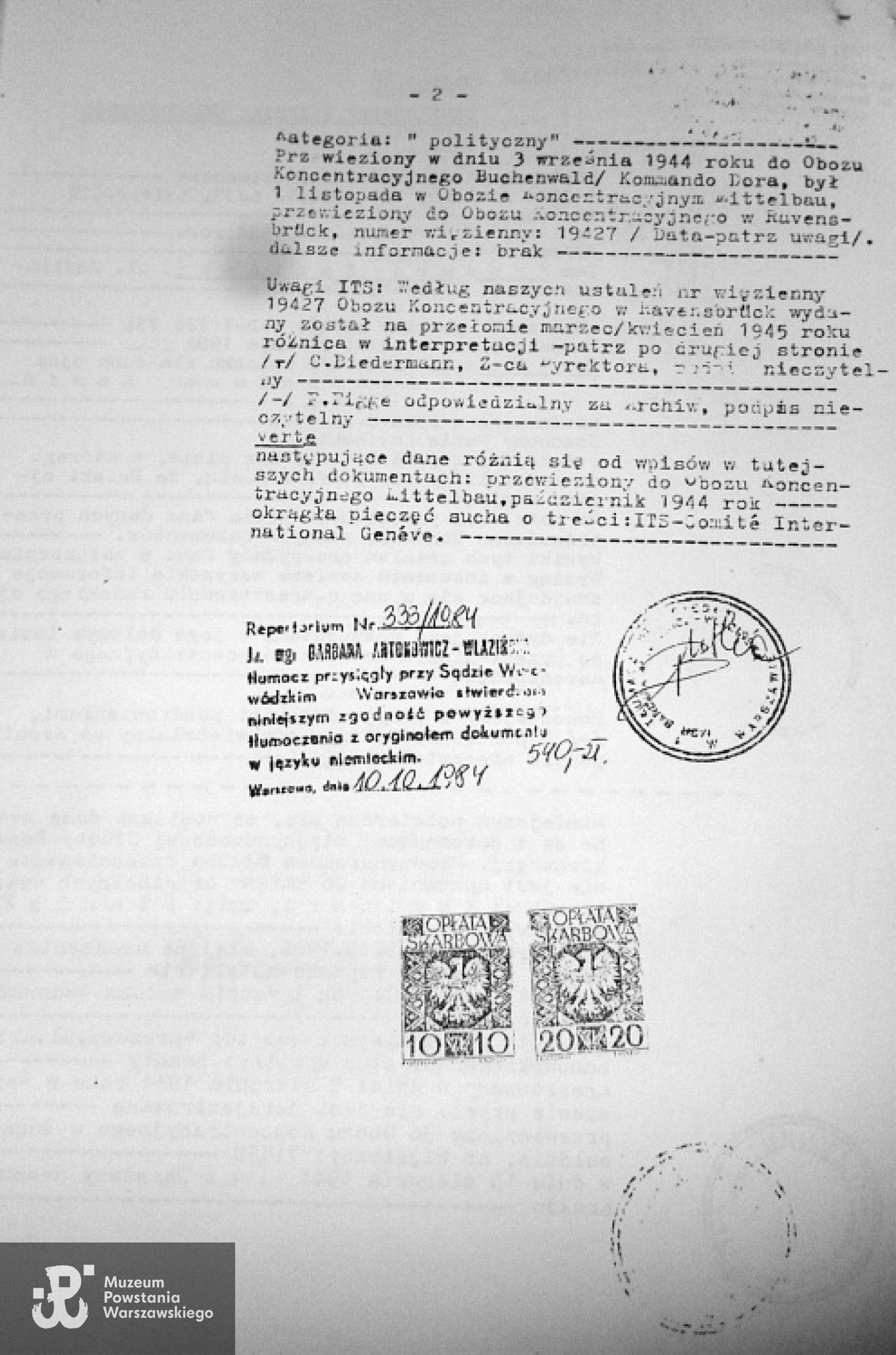 Z archiwum rodzinnego Ryszarda Kamińskiego