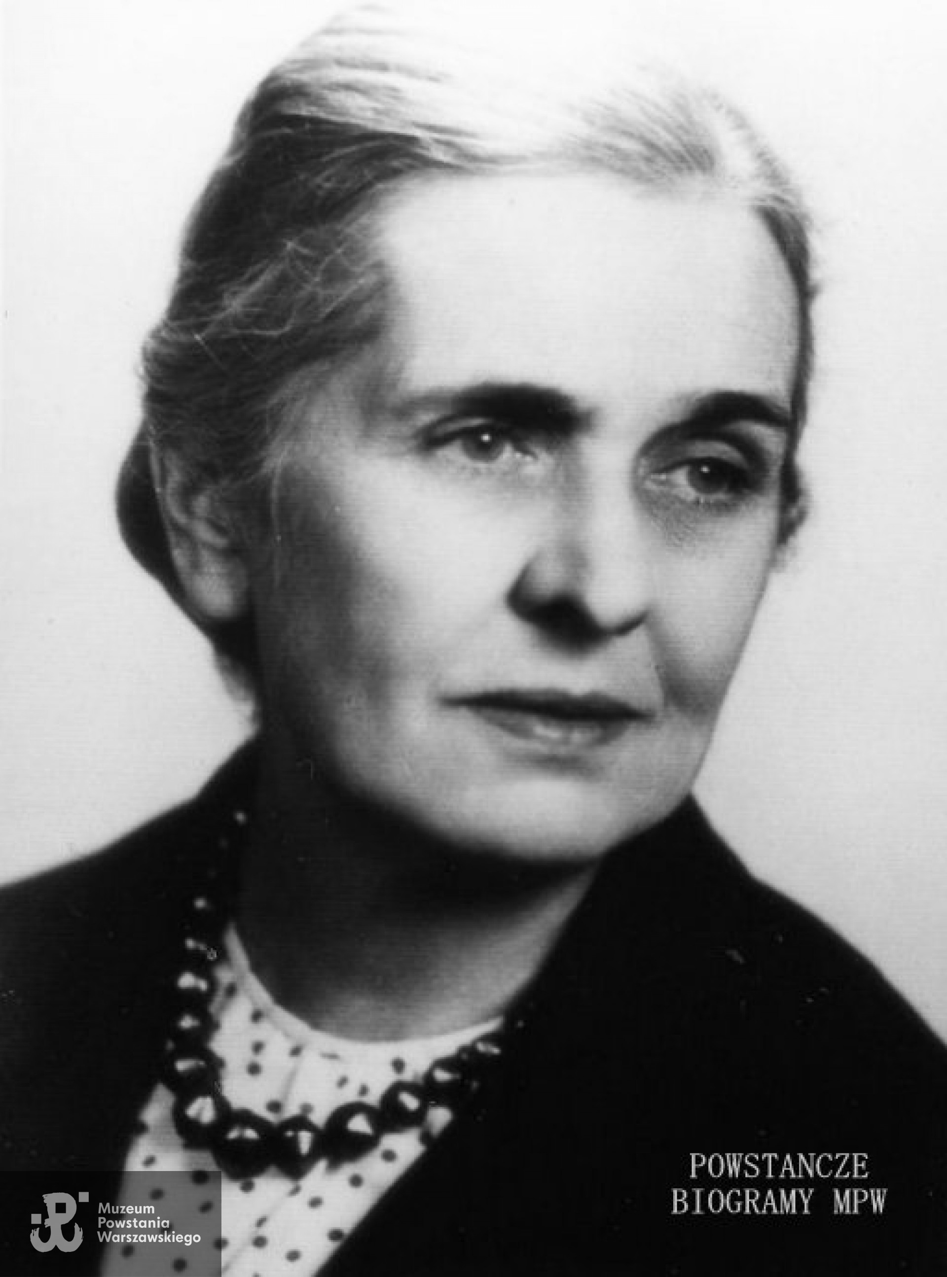 Jadwiga Kaniewska-Iżycka (1908 - 1988) Fot. AR MPW