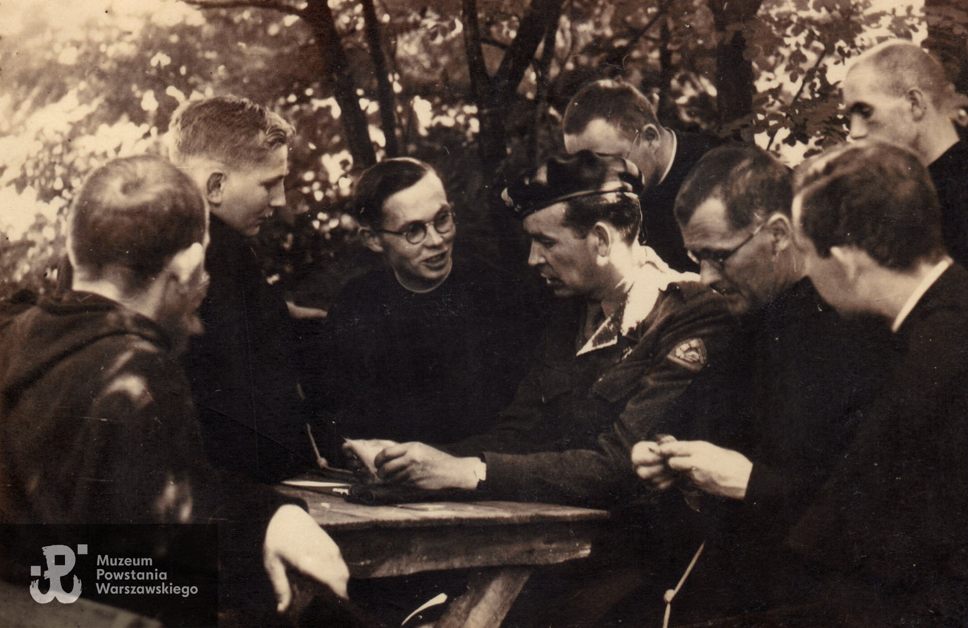 Por. Edward Garło w Niepokalanowie, 3 lipca 1946 roku. Fot. ze zbiorów Archiwum Klasztoru Niepokalanów, fot. Tadeusz Rydzy (br. Ezechiel).