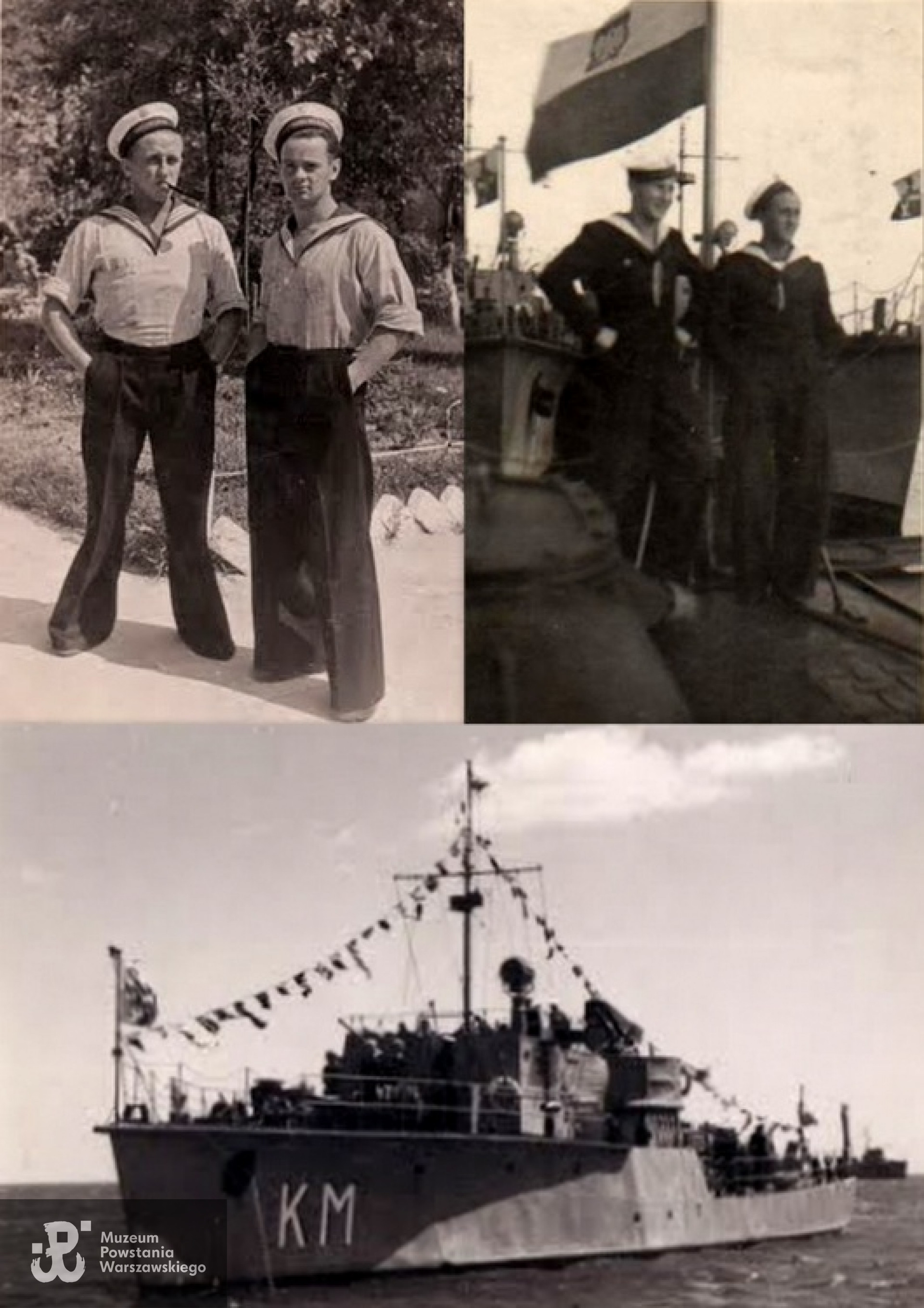 Oskar Janusz Królikowski. Ustka 1949 r. Ze zbiorów Pawła Królikowskiego / Archiwum 2. HBAP "Żbik"