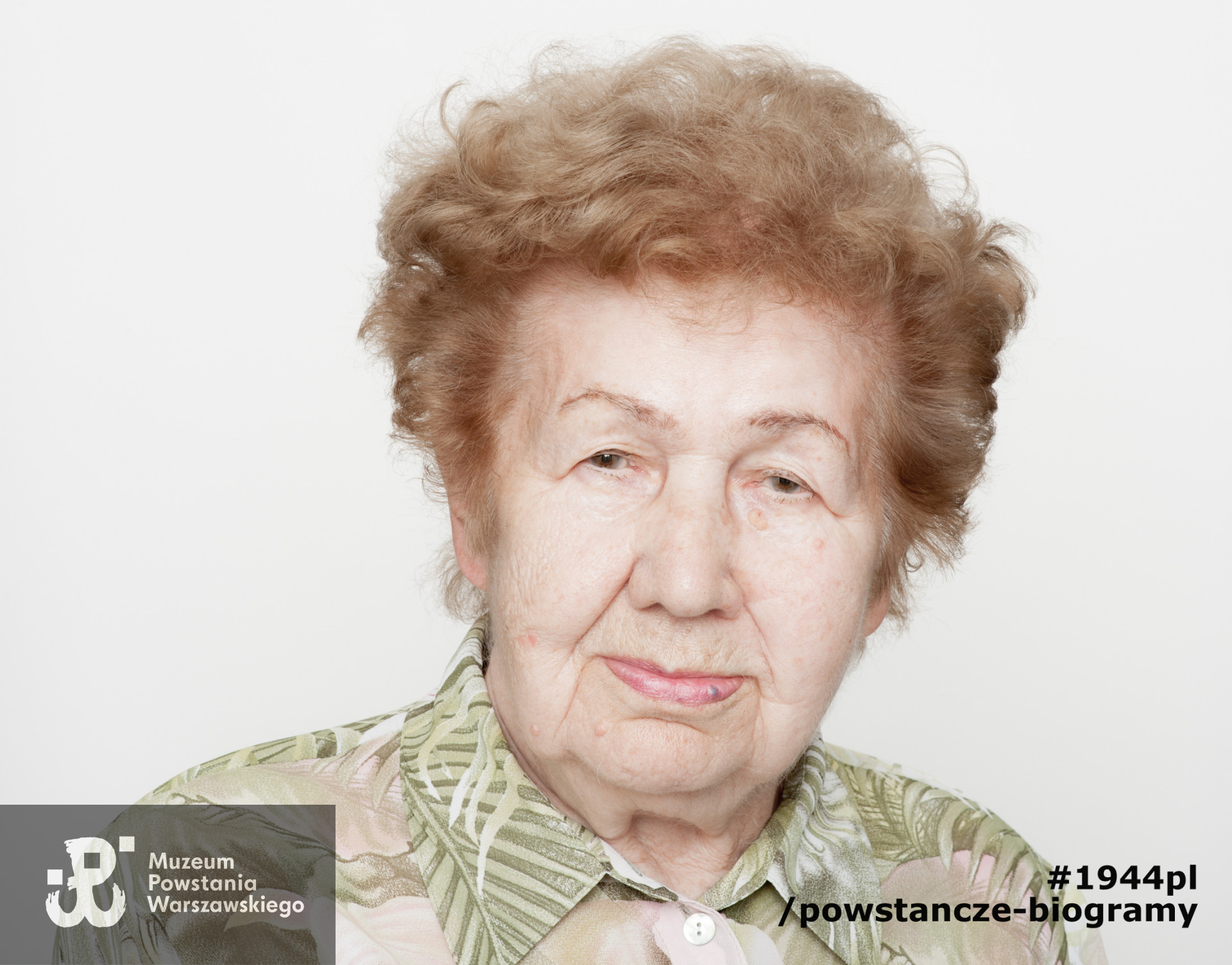 Zdjęcie z serii portretów Powstańców Warszawskich wykonanych w ramach projektu "1944/70/2014" realizowanego przez grupę WWPHOTO dla uczczenia 70. rocznicy wybuchu Powstania Warszawskiego. Muzeum Powstania Warszawskiego, 22.07-04.08 2013.