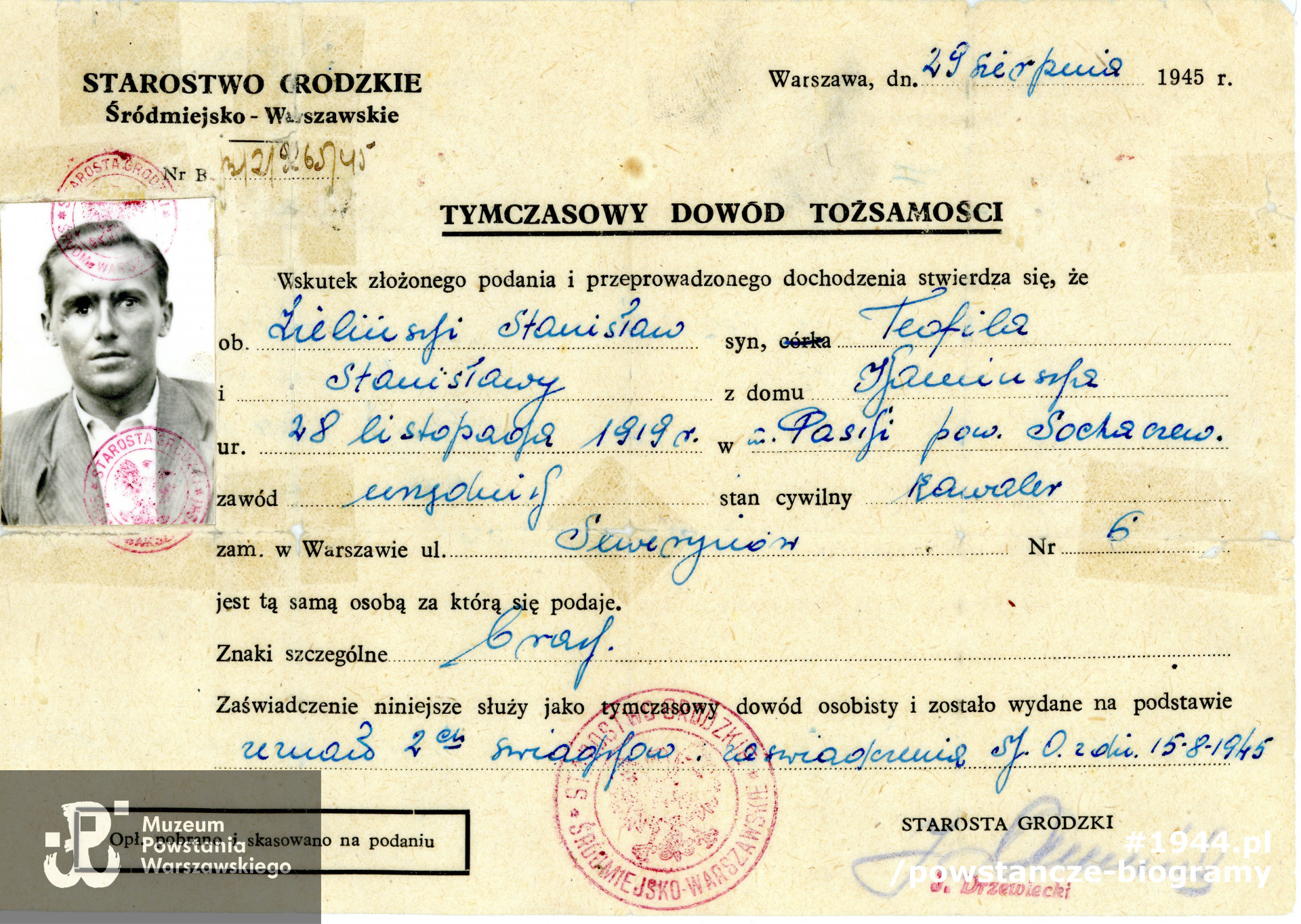 Z archiwum rodzinnego p. Waldemara Zielińskiego