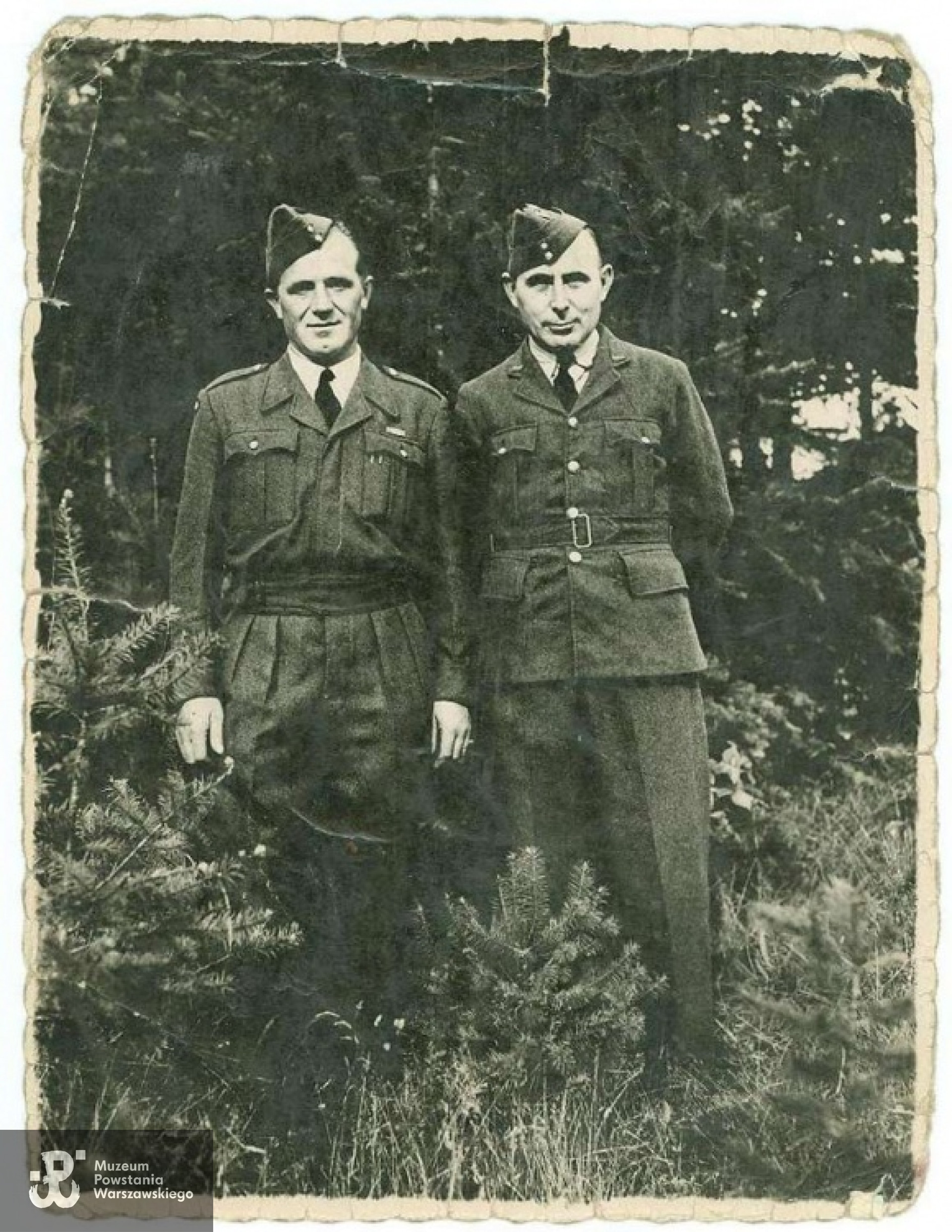 Władysław Kozłowski - po lewej, Niemcy 1945 r.