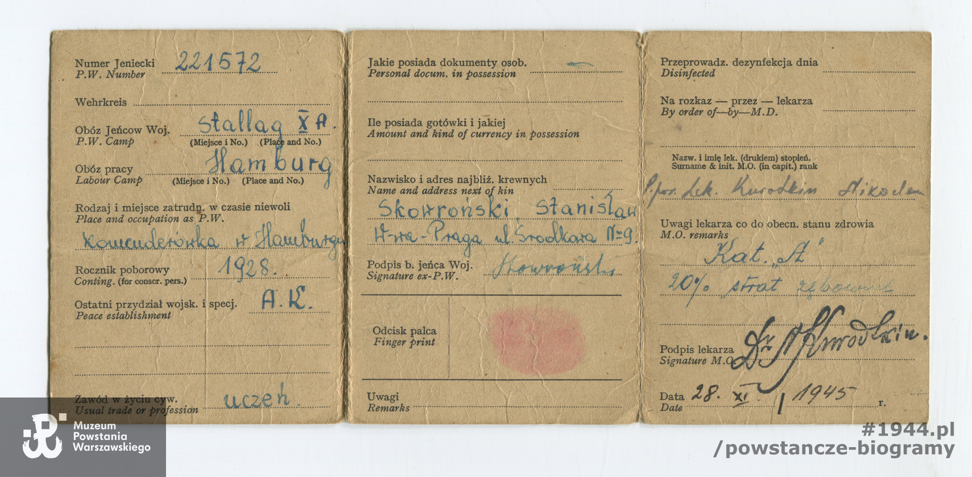 Z archiwum prywatnego p. Margaret Skowronski (Australia)