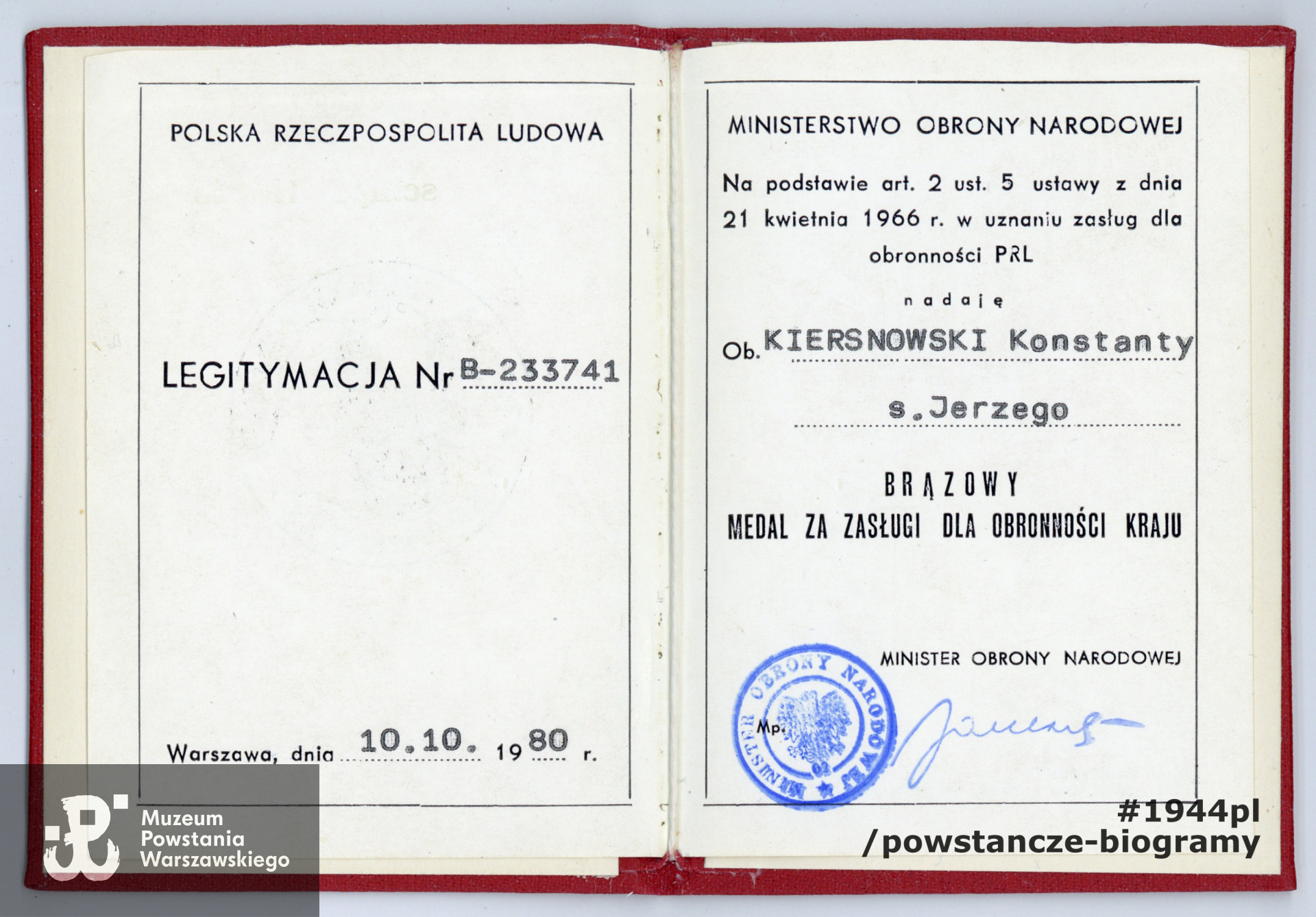 Z  archiwum rodzinnego p. Jolanty Stasiak z d. Kiersnowskiej