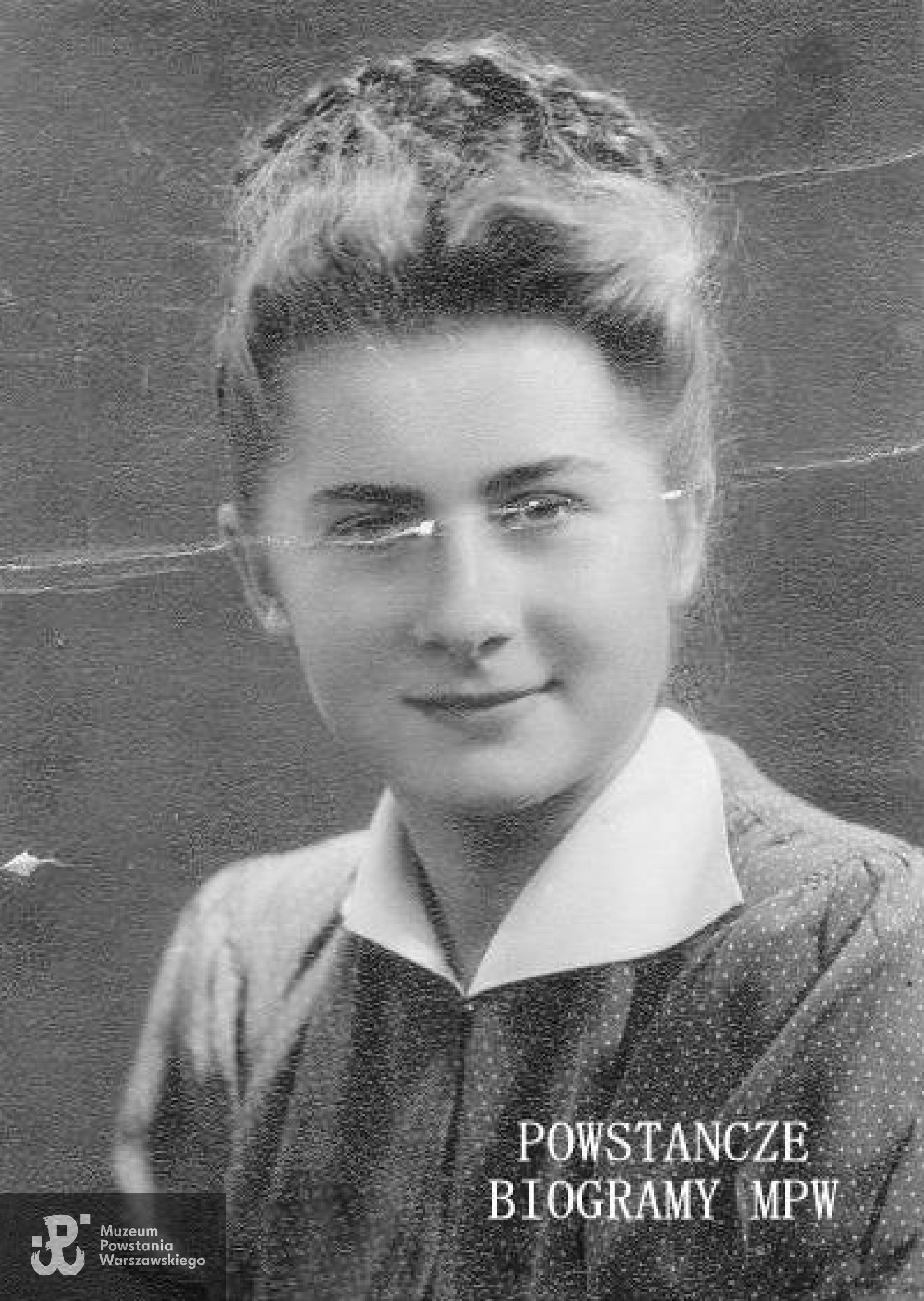 Barbara Żugajewicz-Kulińska "Zula" - Klarysew, 1944 rok. Fot. z archiwum Barbary Kulińskiej.