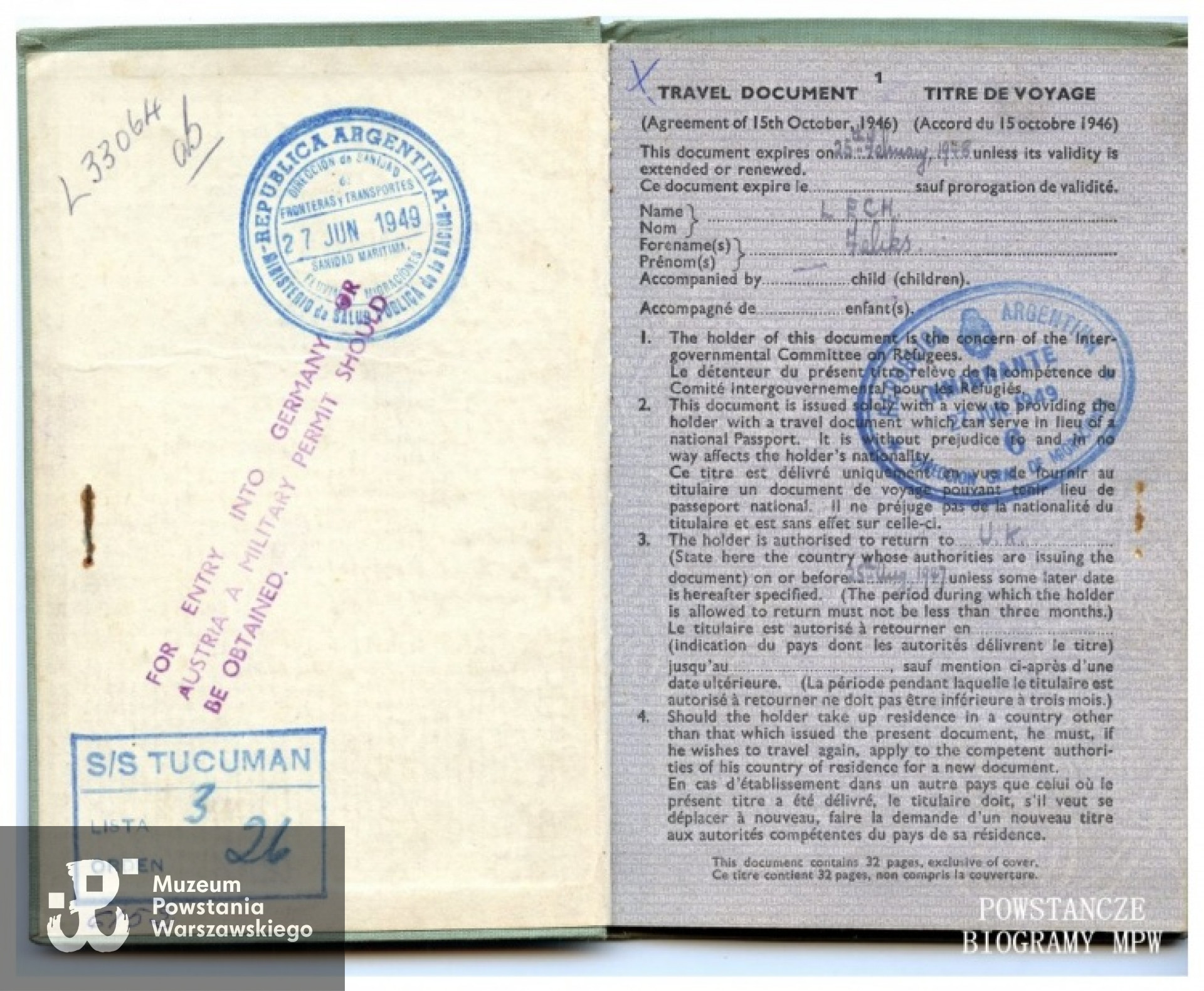 Z archiwum Feliksa Lecha, udostępniła p. Maria Ciupalska