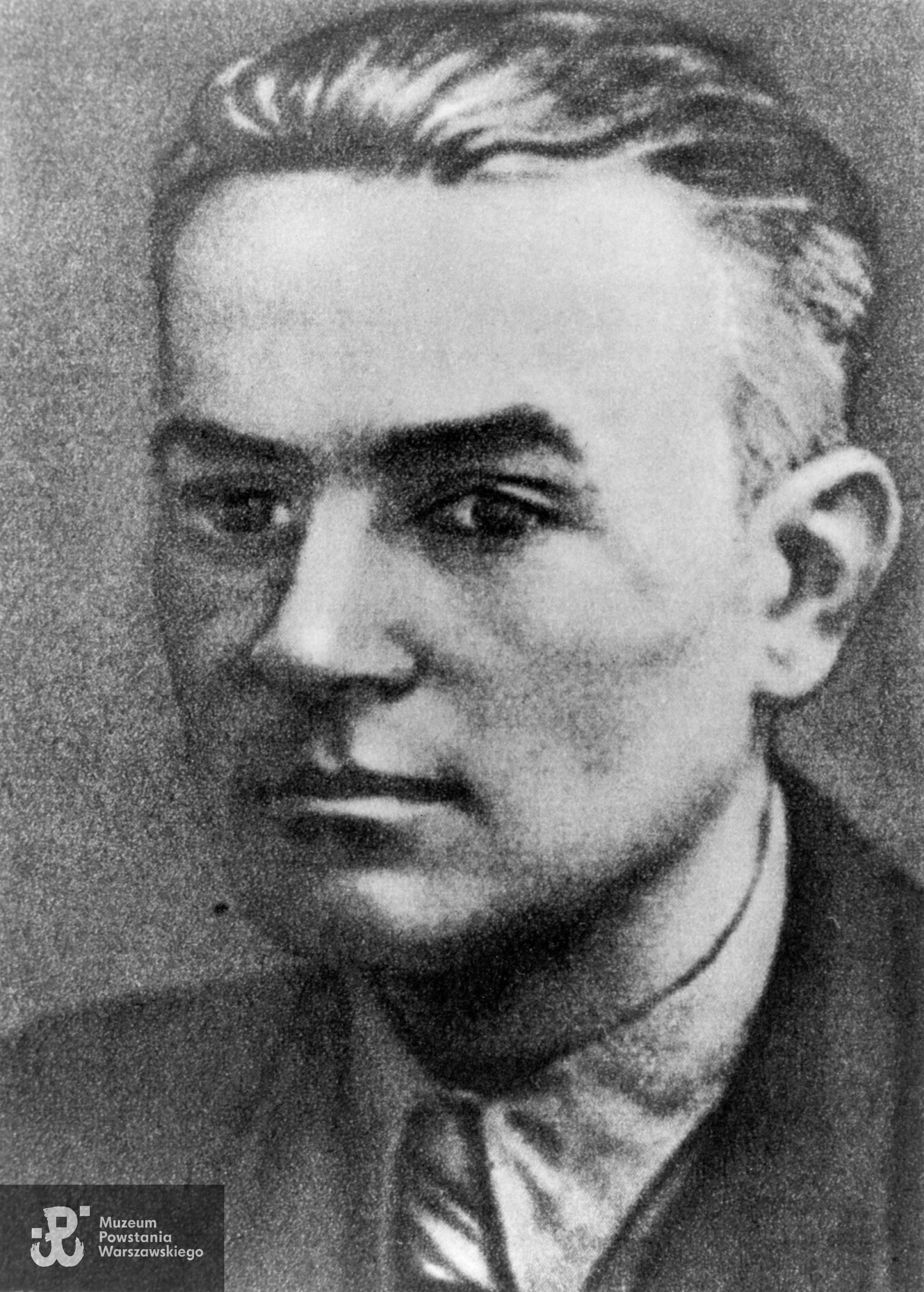 mjr Alfons Kotowski ps. Okoń. Fot. ze zbiorów p. Andrzeja Dławichowskiego, skan wykonano w Muzeum Powstania Warszawskiego, 2020