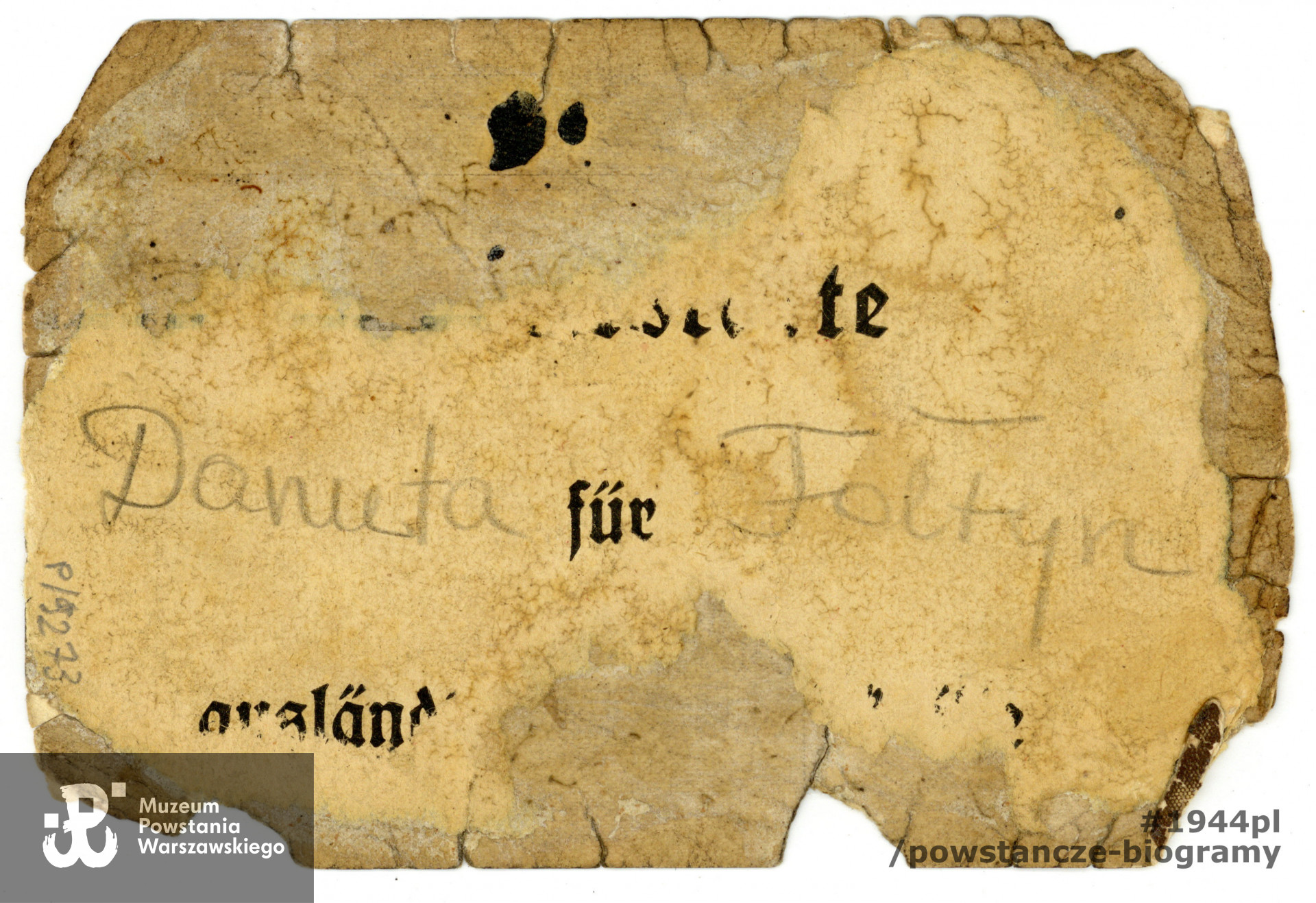 Fot. ze zbiorów Muzeum Powstania Warszawskiego, sygn.  P/9273/19