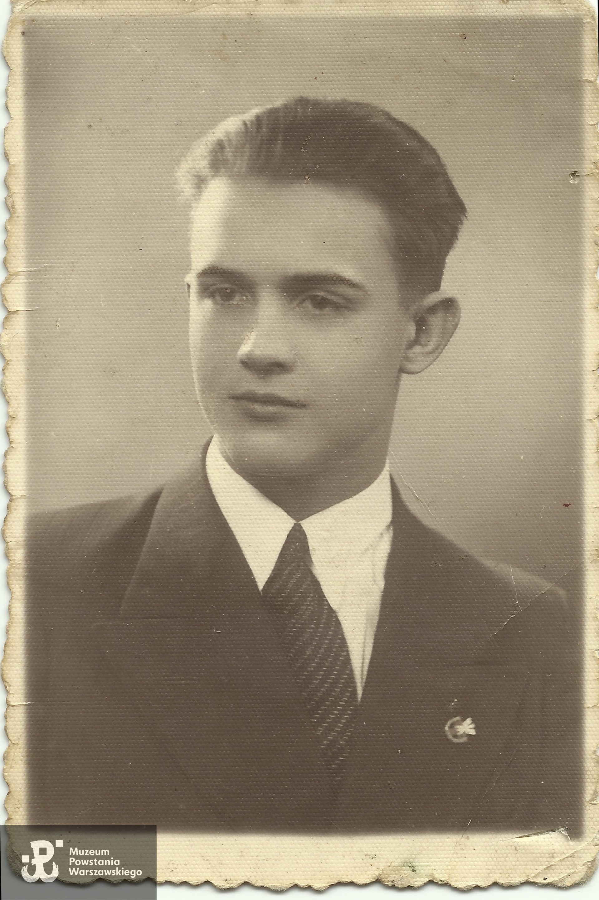 Jan Komar ps. "Gryf" (1917-1986). Fot. udostępnione przez p. Leszka Sosnowskiego