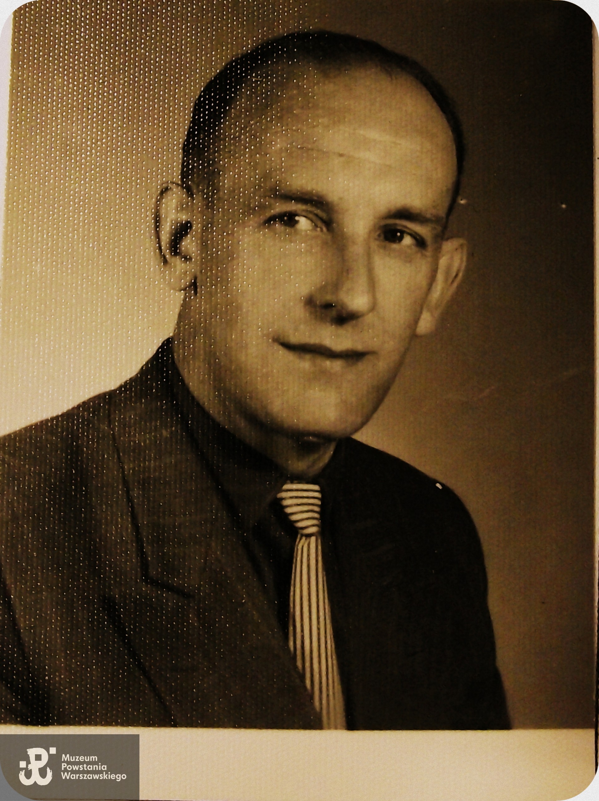 Edmund Cybuliński. Fot. dołączona do Ankiety Uczestnika Powstania Warszawskiego.