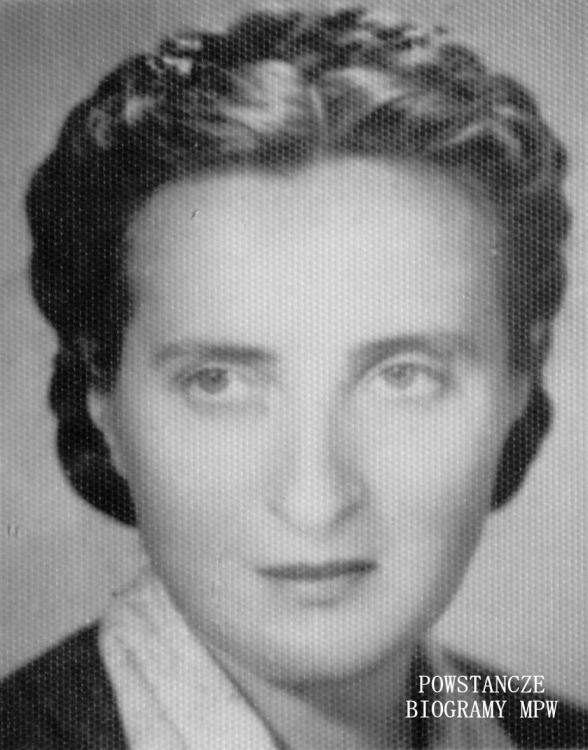 Sanitariuszka i łączniczka Irena Fabiszewska ps. "Ewa" (1917-2002) Fot. AR MPW