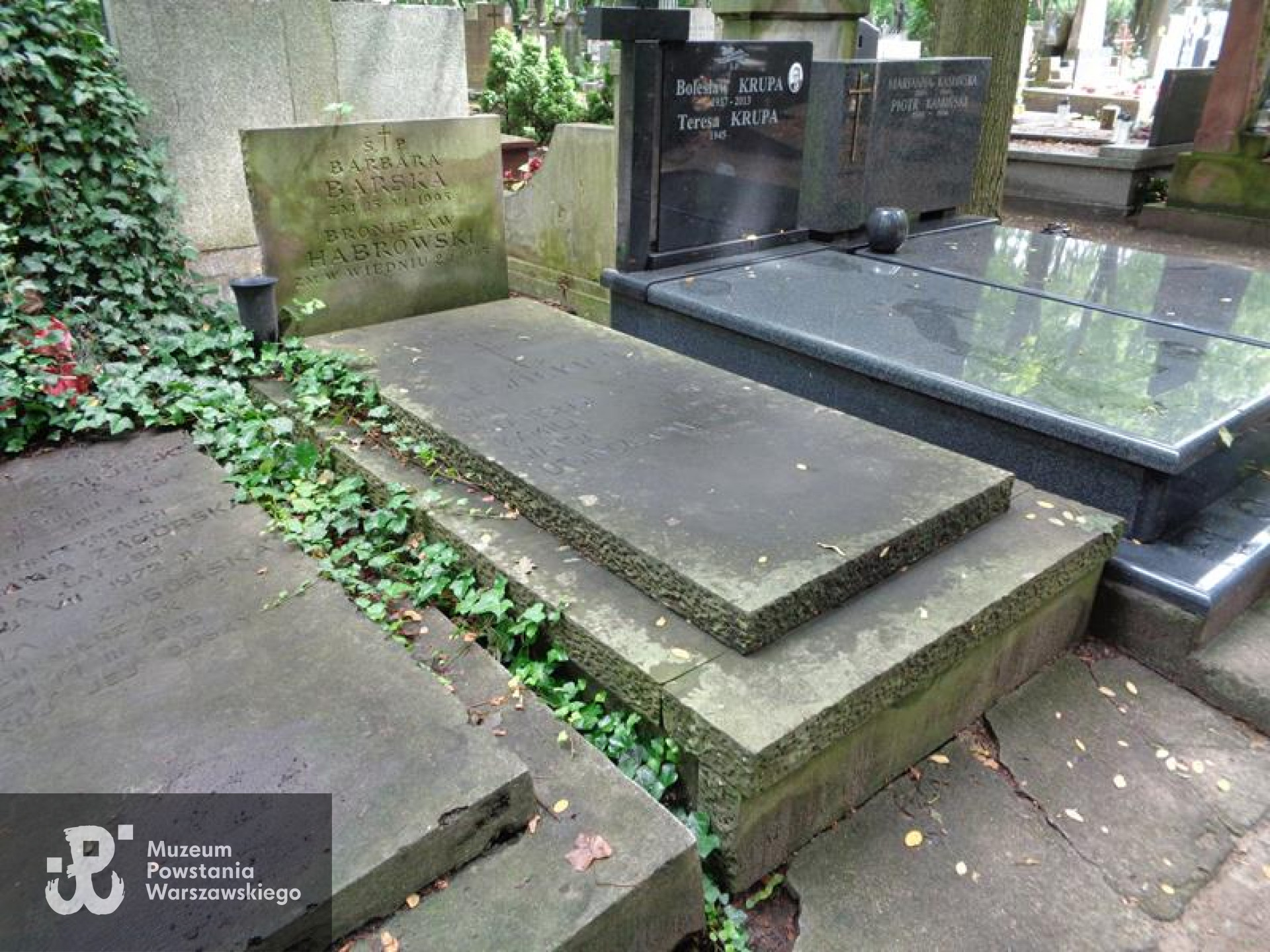 Fot. Warszawskie Zabytkowe Pomniki Nagrobne:  serwis mapowy m. st. Warszawy: <i>cmentarze.um.warszawa.pl</i>