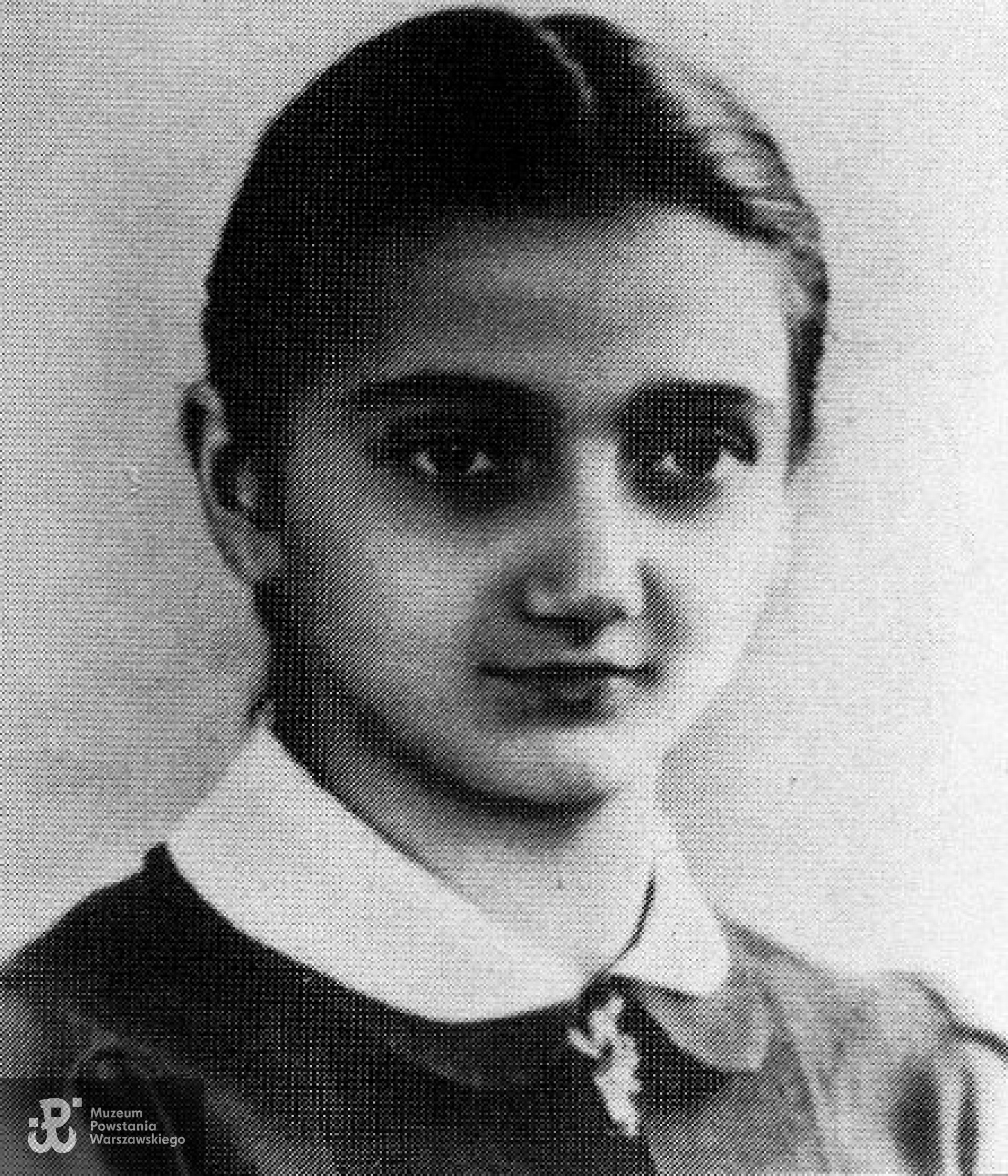 Sanitariuszka Danuta  Remiszewska "Remi" (1926-1944). Skan - materiały do Słownika Biograficznego Uczestników PW.