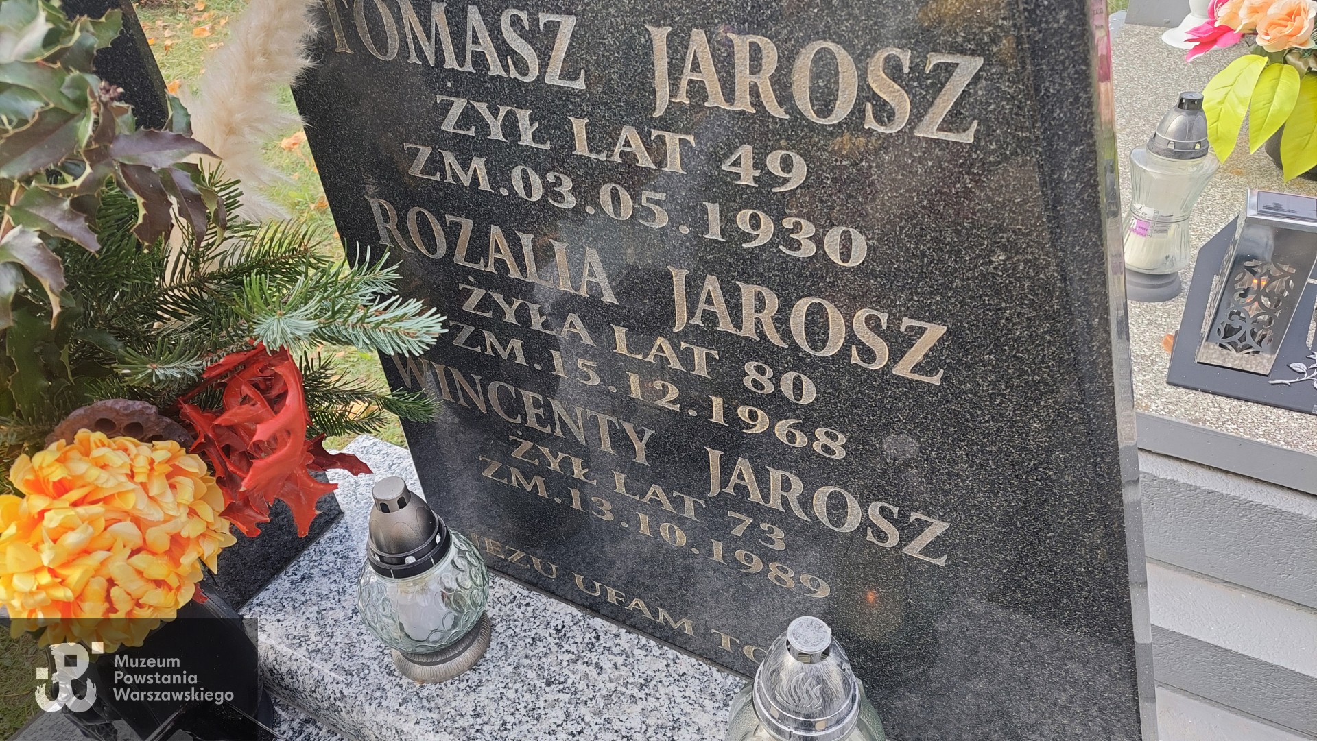Mogiła na Cmentarzu Parafialnym w Krasnobrodzie. Fot. udostępnił Adam Brzycki, krewny Powstańca
