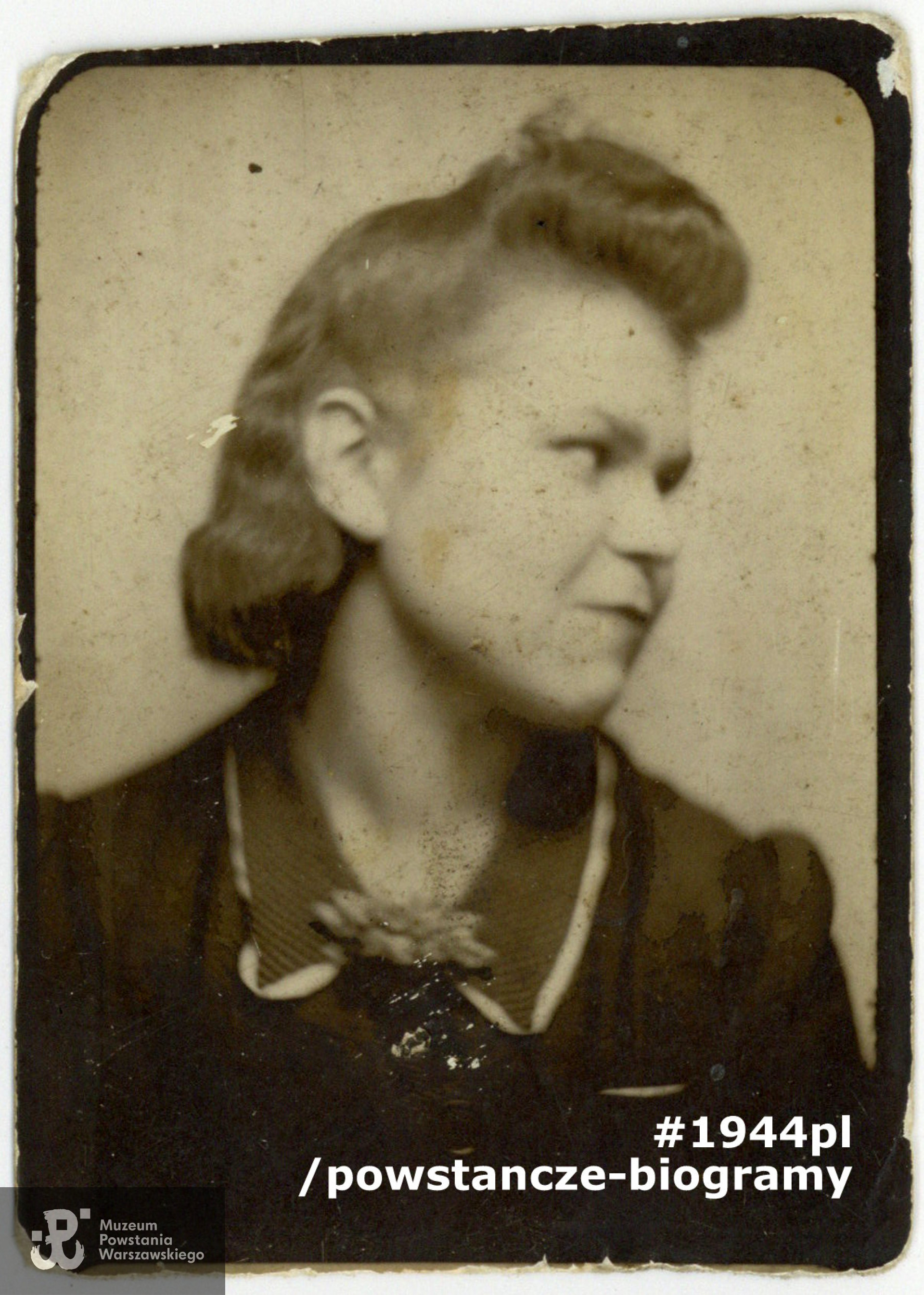 Hanna Drela - Zachara (1926 - ?). Fotografia z kolekcji prywatnej, udostępnił Patryk Stefański