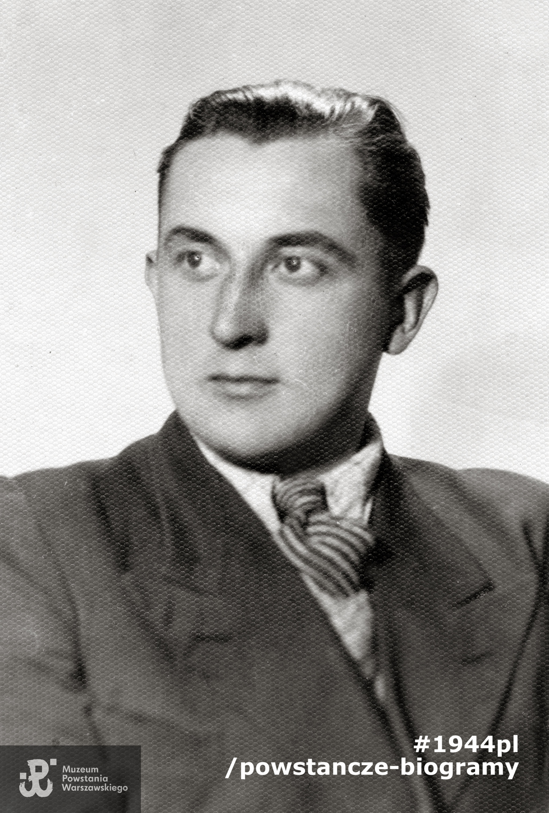 kpr. Stefan Stangreciak "Abis". Źródło fot.: materiały do Słownika Uczestników PW - Pokój Kombatanta MPW