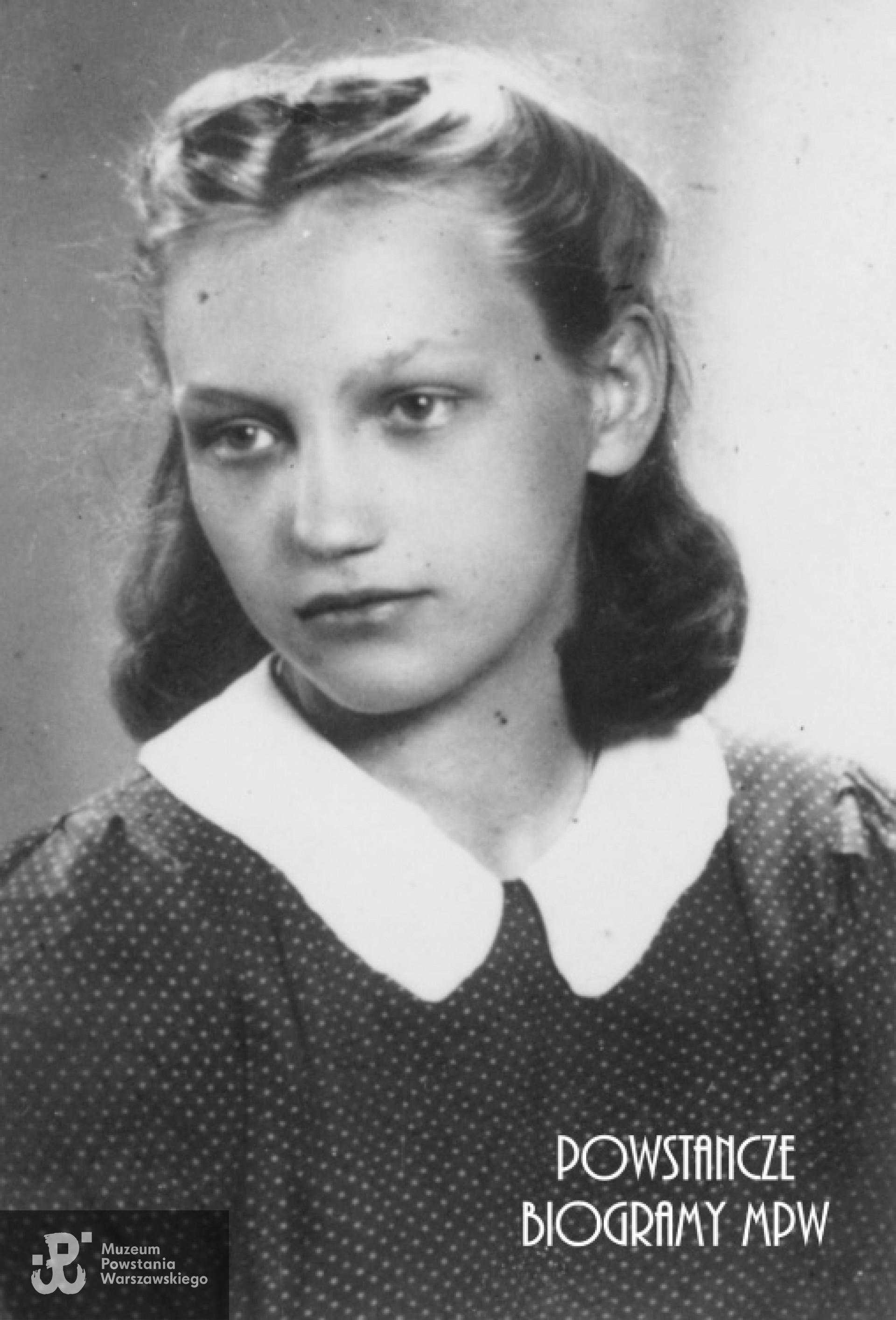Stefania Preder  ps. "Stefa" (1923-1998). Fot. AR MPW