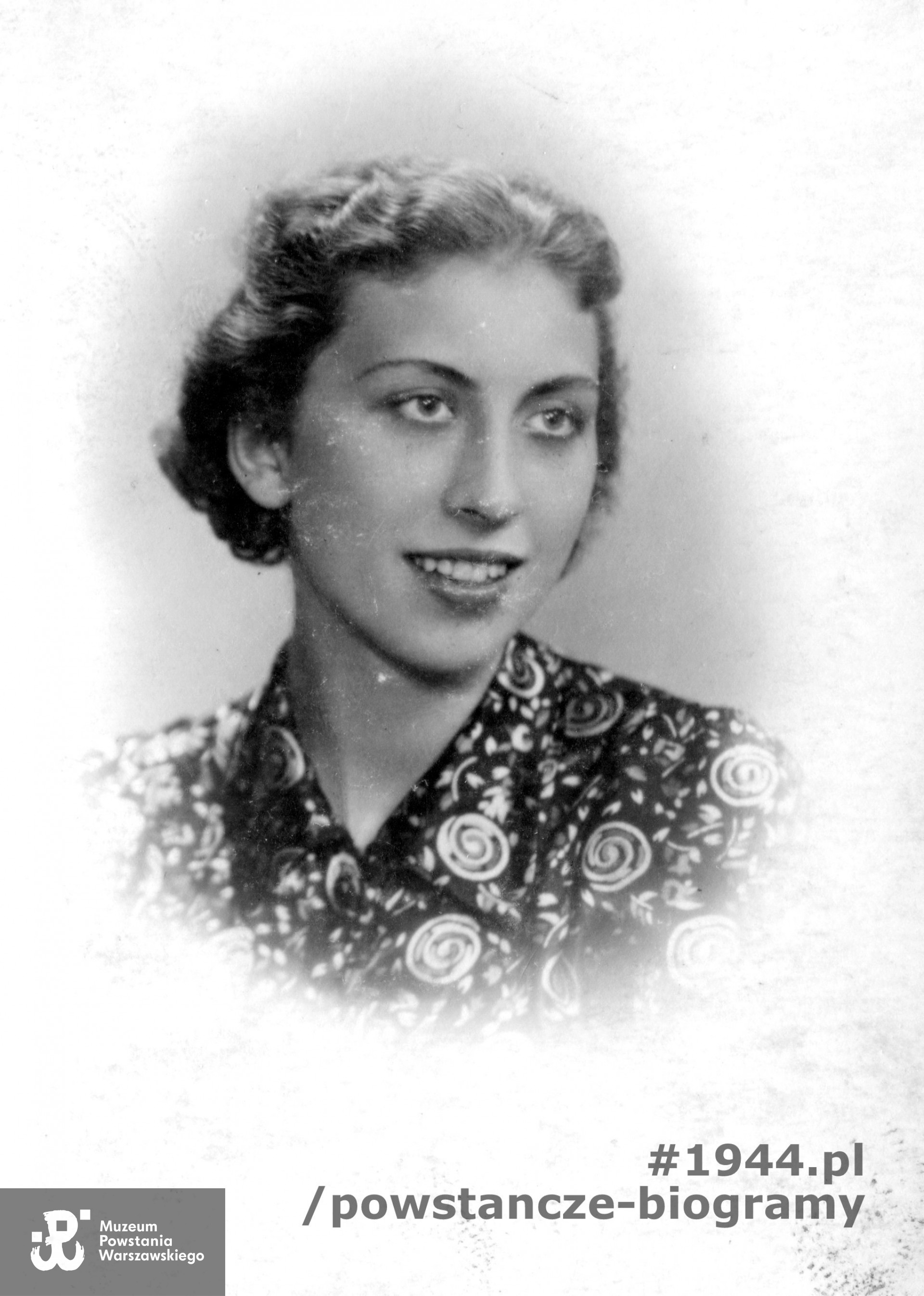 sanit. Irena Czystowska (1919 - 1944). Fot. z archiwum rodzinnego p. Tadeusza Tryfona