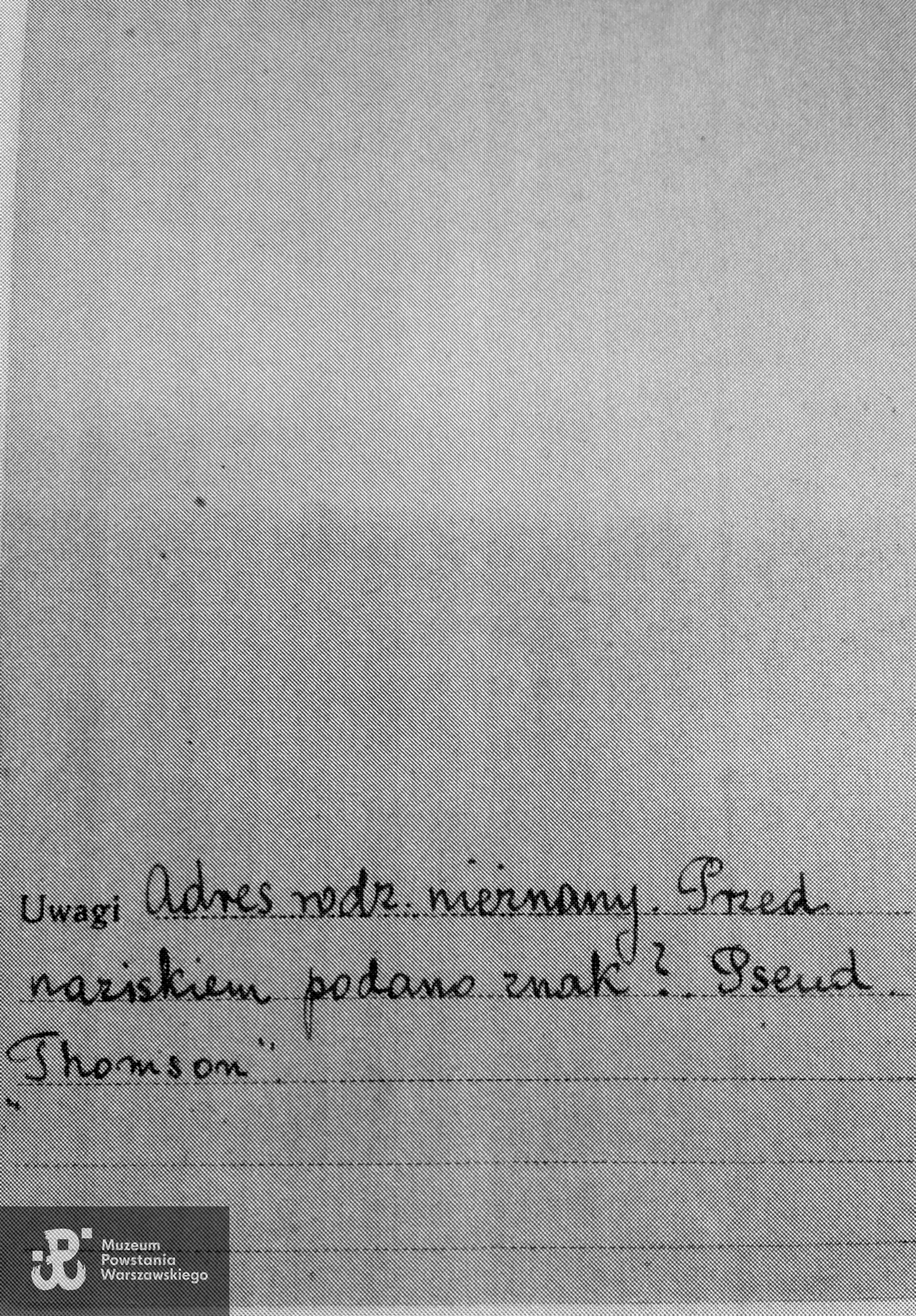 Polski Czerwony Krzyż - kartoteka