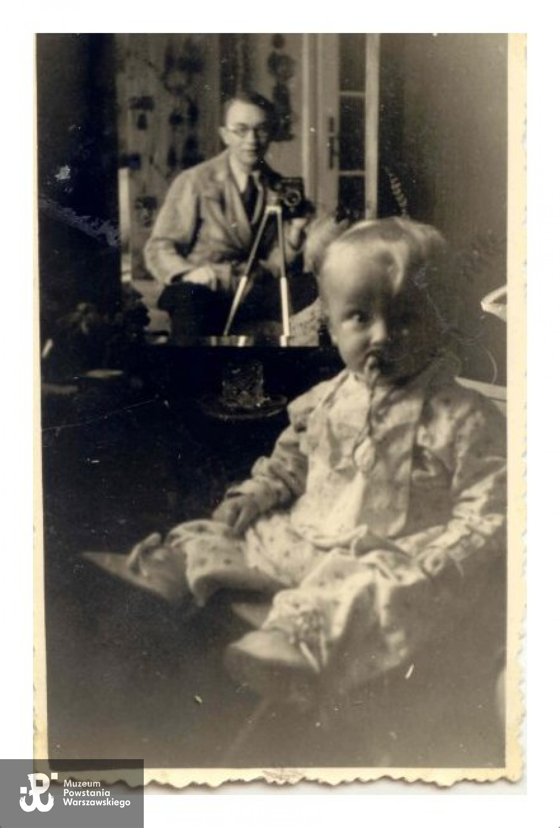 Wacław Janaszek z synem Maciejem. Fot. ze zbiorów SPPW 1944