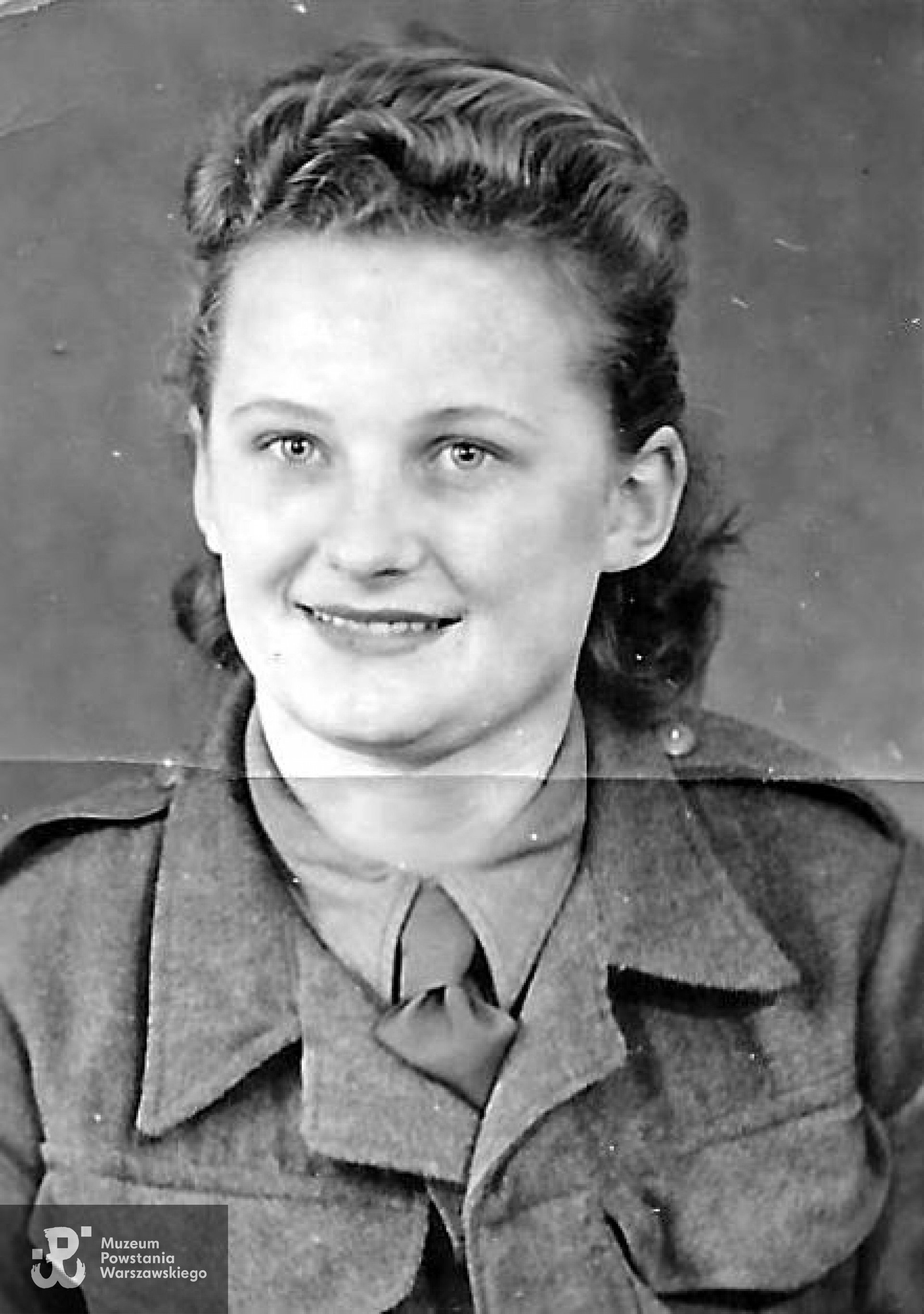 Teresa Lubomira Szuch,1945 r., po wyjściu z niewoli. Zdjęcie z archiwum rodzinnego p. Bogny Lewtak - Baczyńskiej