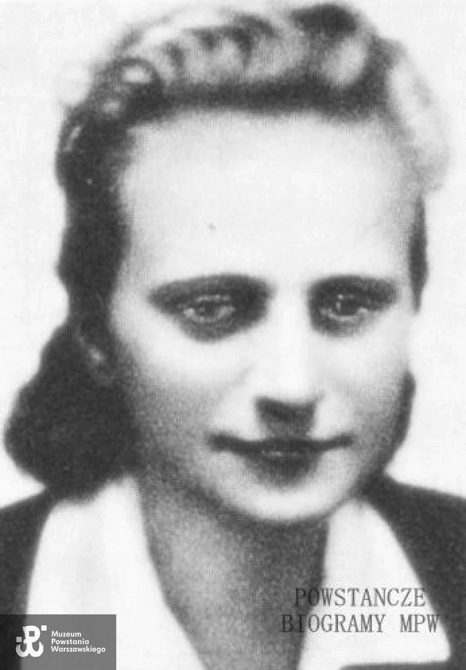 Danuta Maria Senko "Danka" (1921-1944) <ul>  Fot. udostępniła M. Ciok</ul>