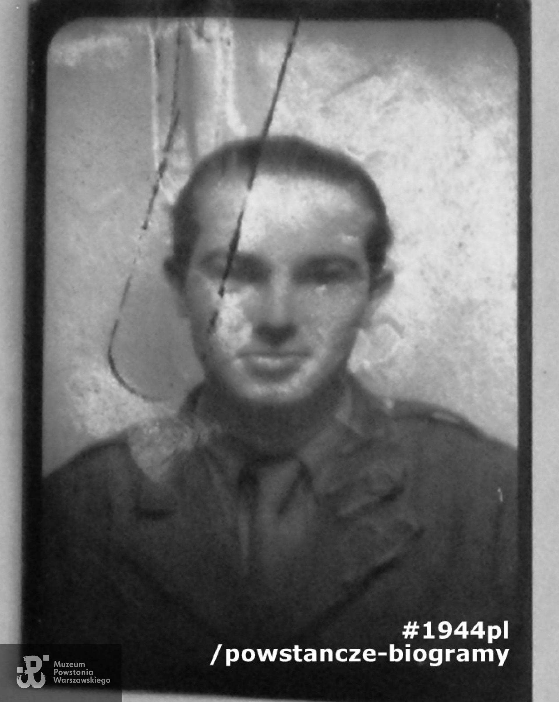 Jerzy Barbacki ps. "Baca" (1926-2019). Fot. pochodząca z dokumentacji  SPP w Londynie źródło: <i>materiały do Słownika Uczestników PW, kwerenda  Londyn. </i>