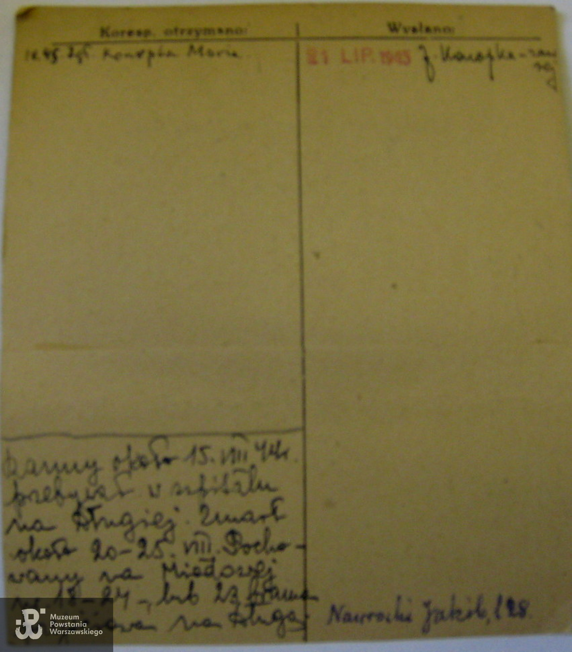 PCK - kartoteka, karta poszukiwań   Juliusza Konopki, z adnotacją "patrz Jakub Nawrocki lat 28". Niewykluczona pomyłka podczas identyfikacji, brak danych, czy Juliusz Konopka mógł mieć nazwisko konspiracyjne "Jakub Nawrocki", czy też jest to dwóch różnych żołnierzy Powstania Warszawskiego poległych w podobnym czasie na Starym Mieście, ale jednak w różnym wieku (24 i 28 lat), o różnych przydziałach wojskowych. Na Powązkach Wojskowych upamiętnieni na różnych kwaterach.