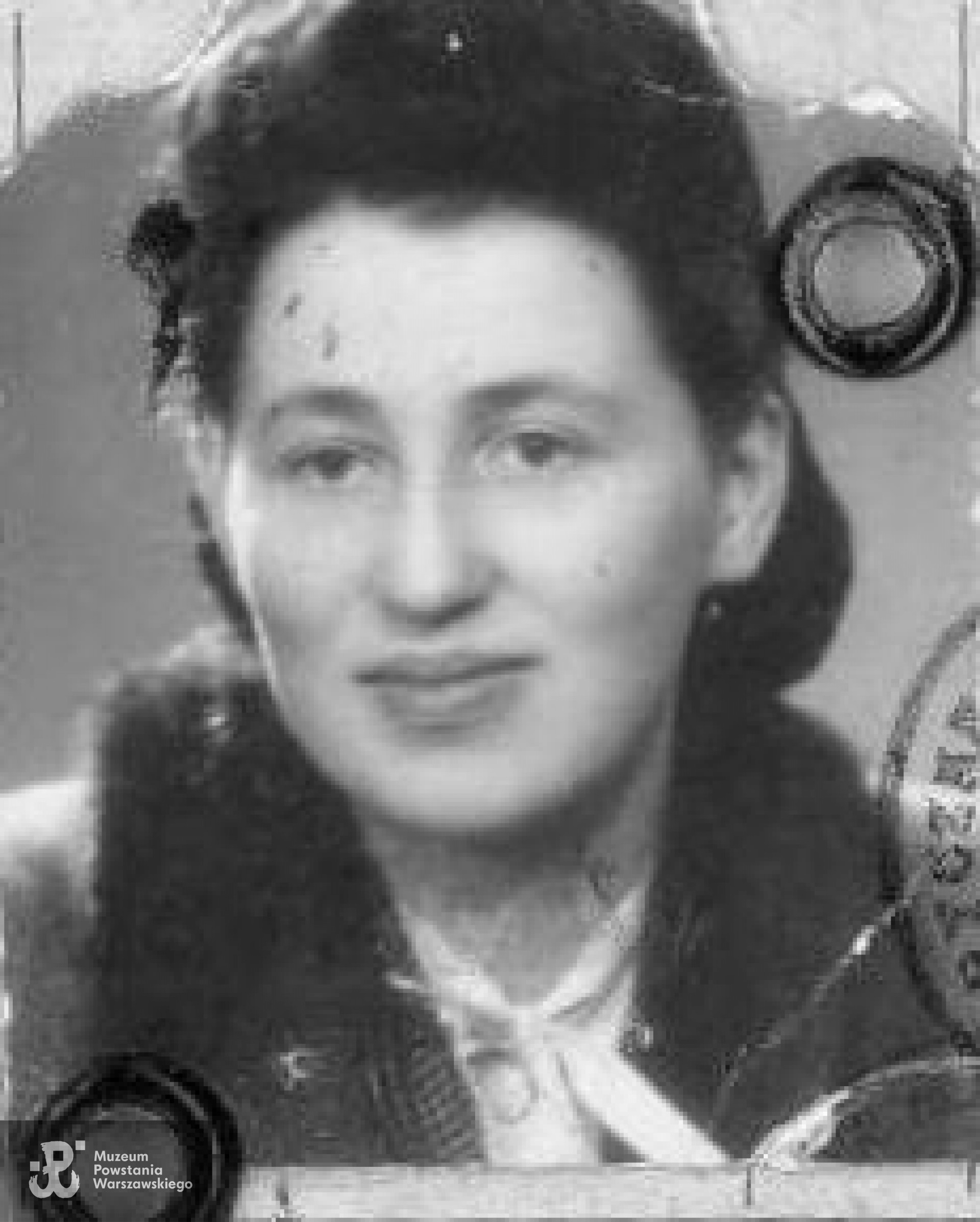 Barbara Zawirska-Roefler - zdjęcie legitymacyjne z 1950 r.  Fot. AR MPW