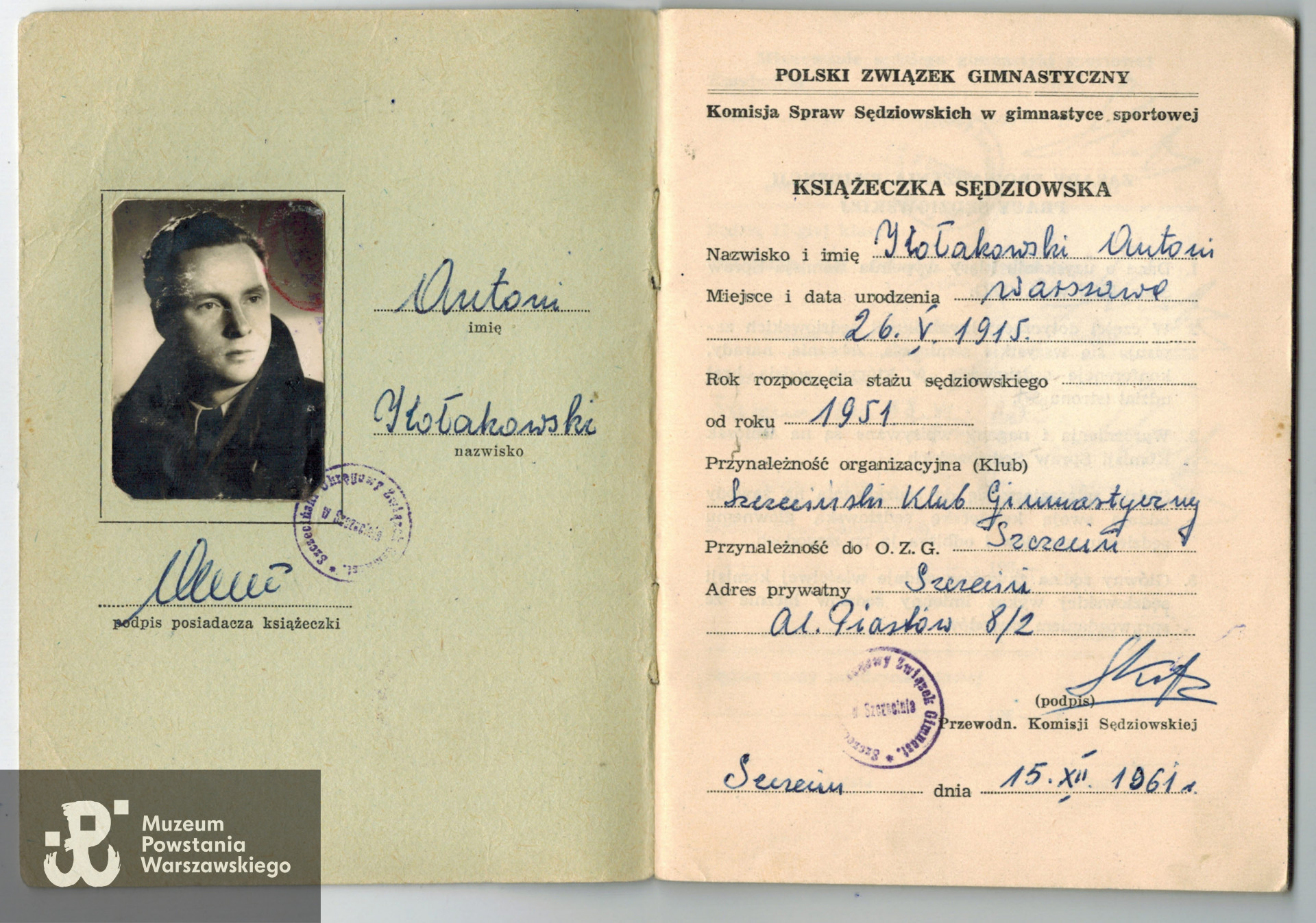 Fot. z archiwum rodzinnego Igora Niewiadomskiego