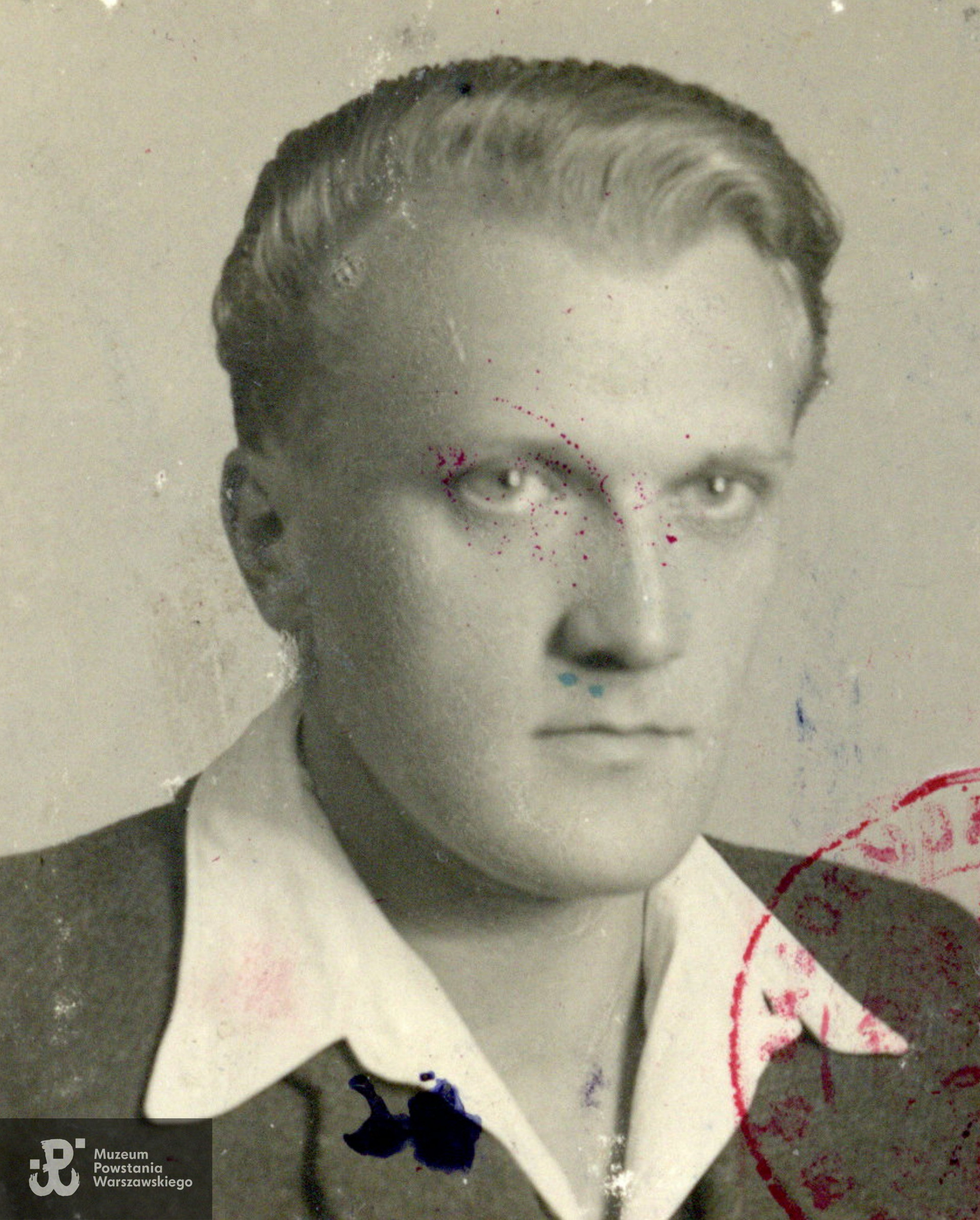 Jerzy Krzymowski, fotografia powojenna. Ze zbiorów rodzinnych p. Anny Krzymowskiej-Hachuły, córki Jerzego Krzymowskiego.