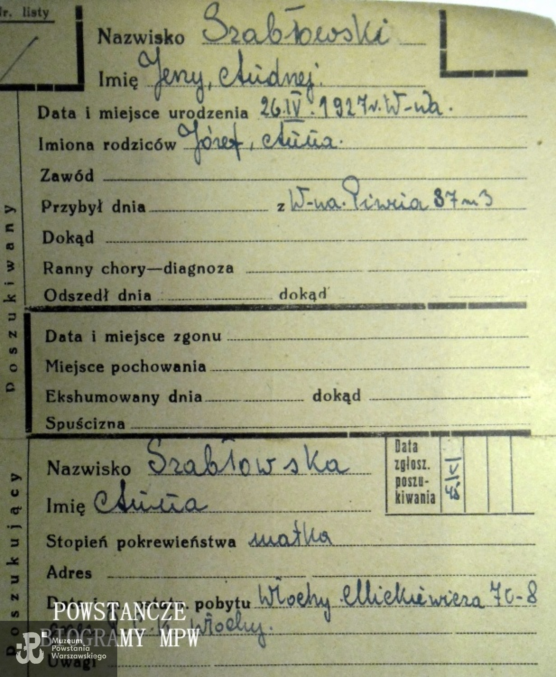 Fot. PCK - kartoteka