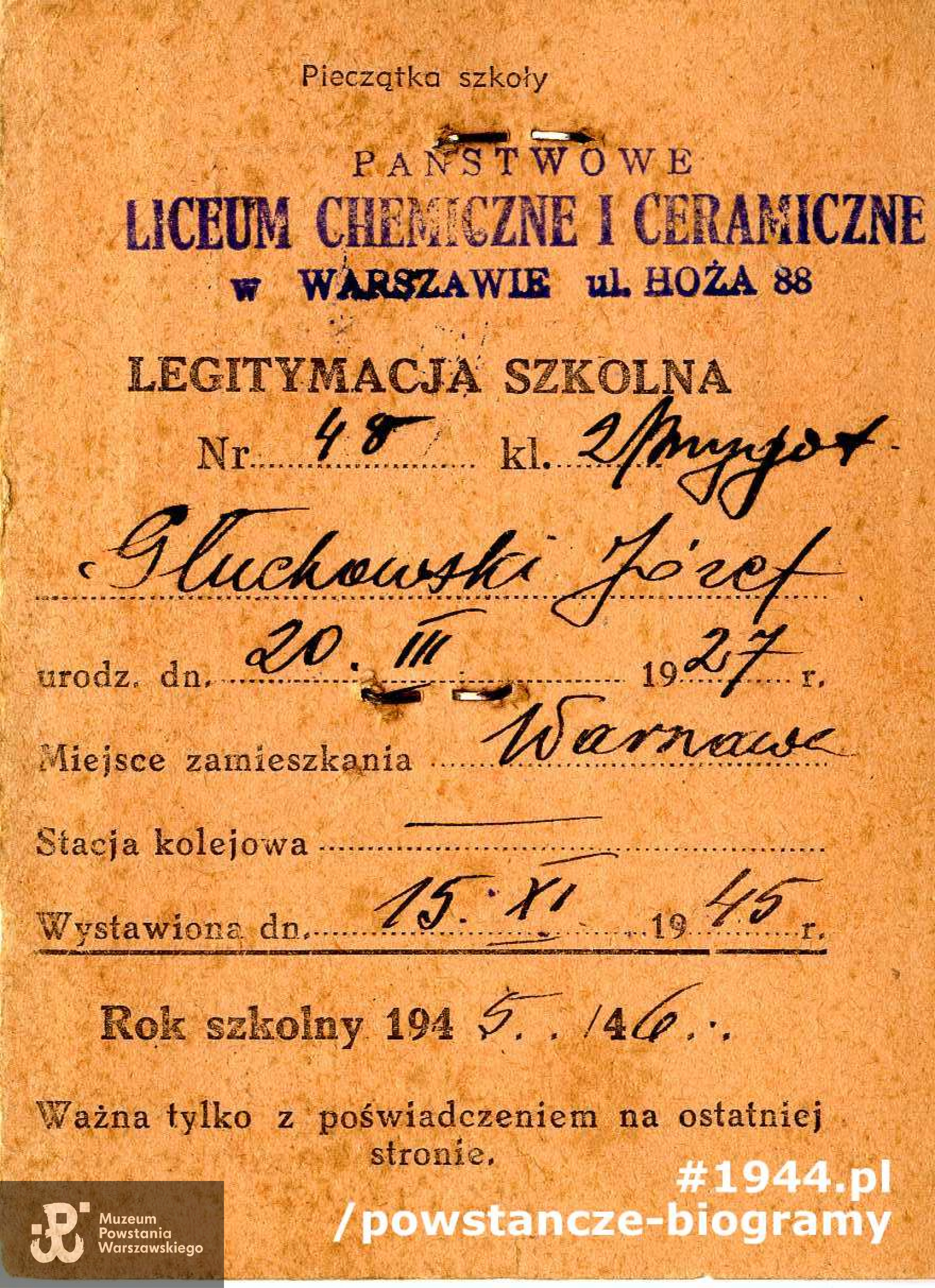 Ze zbiorów Muzeum Powstania Warszawskiego, sygn. P/6011