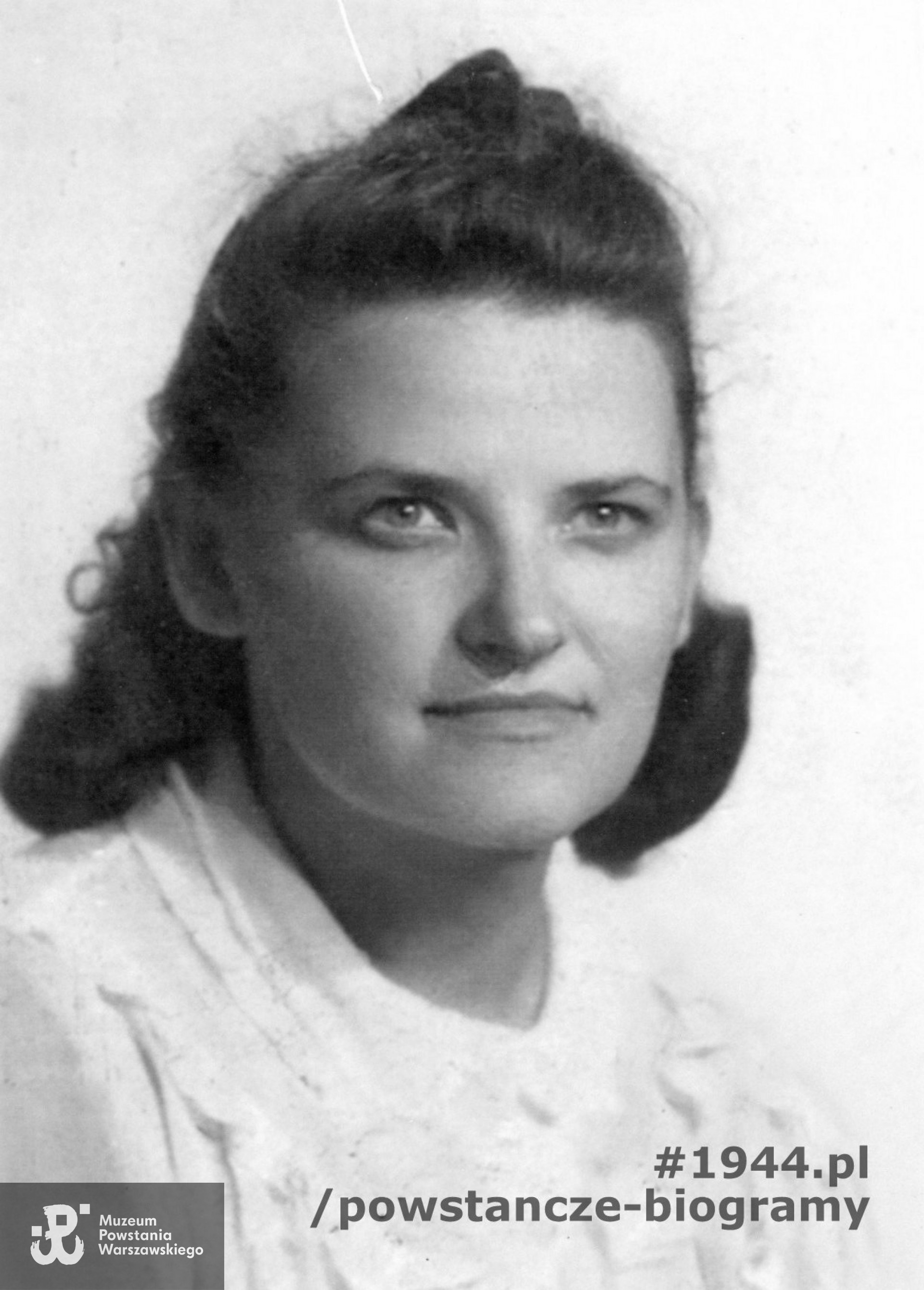 Sanitariuszka Maria Płachecka - Gutowska „Dźwina”, „Mulka” (1920-2018). Fot. ze zbiorów Muzeum Powstania Warszawskiego, sygn. P/5789