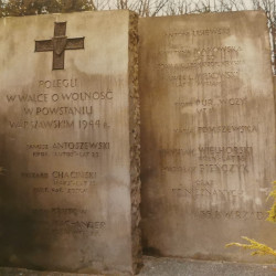 Cmentarz Powstańców Warszawy, kwatera 35, stan przed renowacją