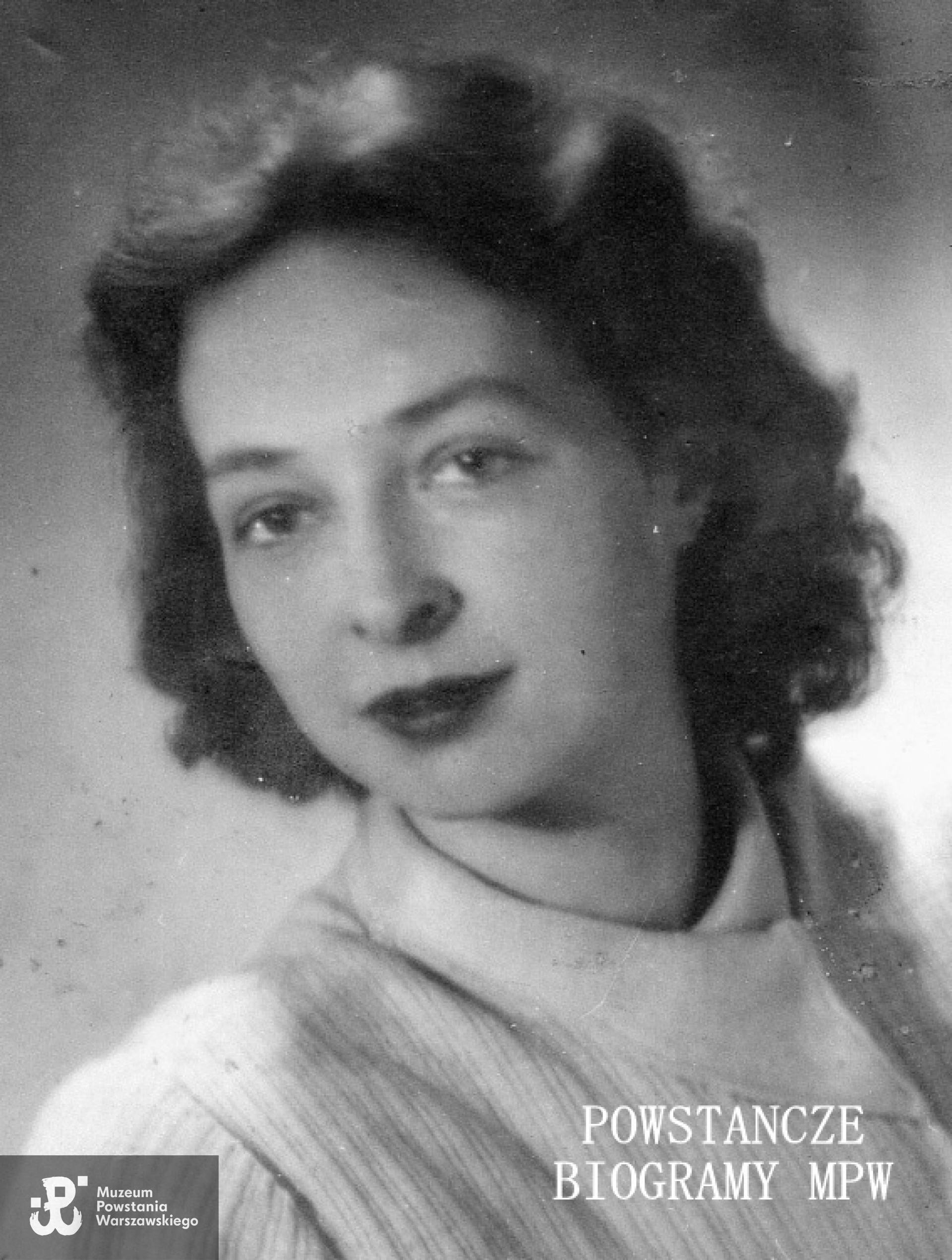 ppor. Wanda Kruszewska-Gąssowska "Barbara" (1924-1992). Fot. archiwum rodzinne