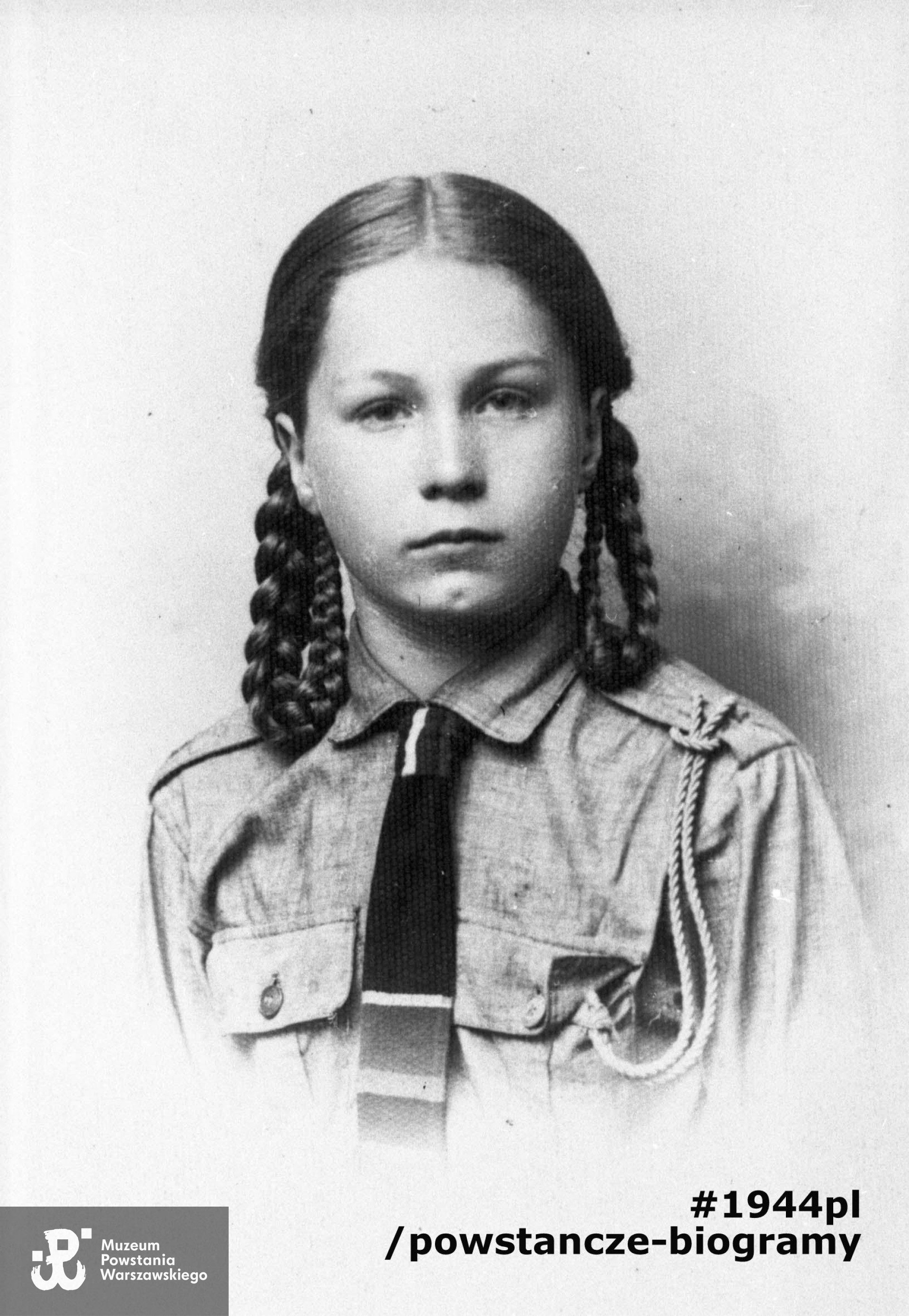 Celina Pastuszko ps. "Wanda" (1927-1944). Fot. ze zbiorów Muzeum Powstania Warszawskiego, sygn. MPW-IH/2683