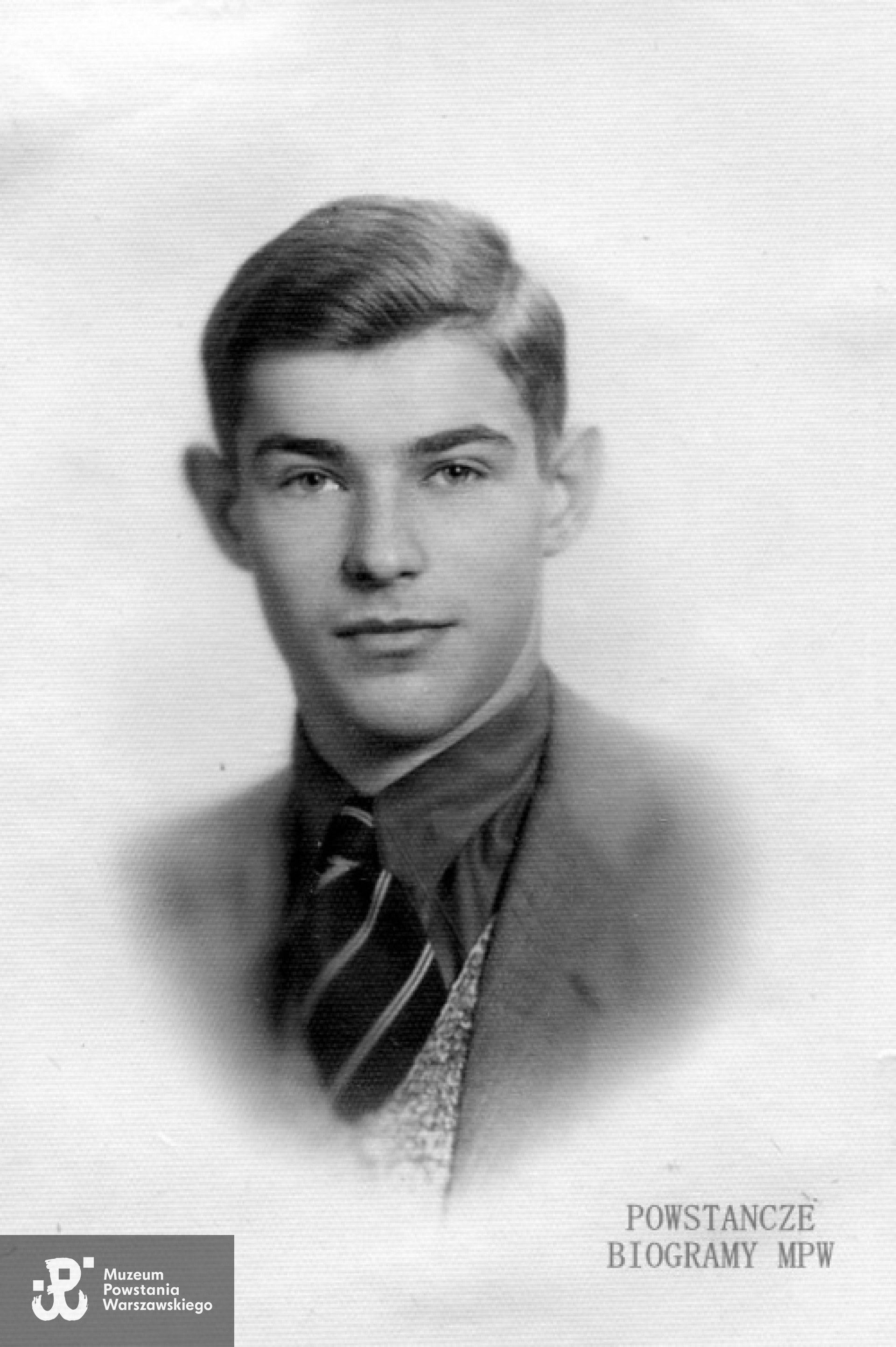 Zdzisław Matliński-Niemiatowski ps. "Łoś"- 1942 rok. Fot. z archiwum Zdzisława Matlińskiego-Niemiatowskiego / MPW