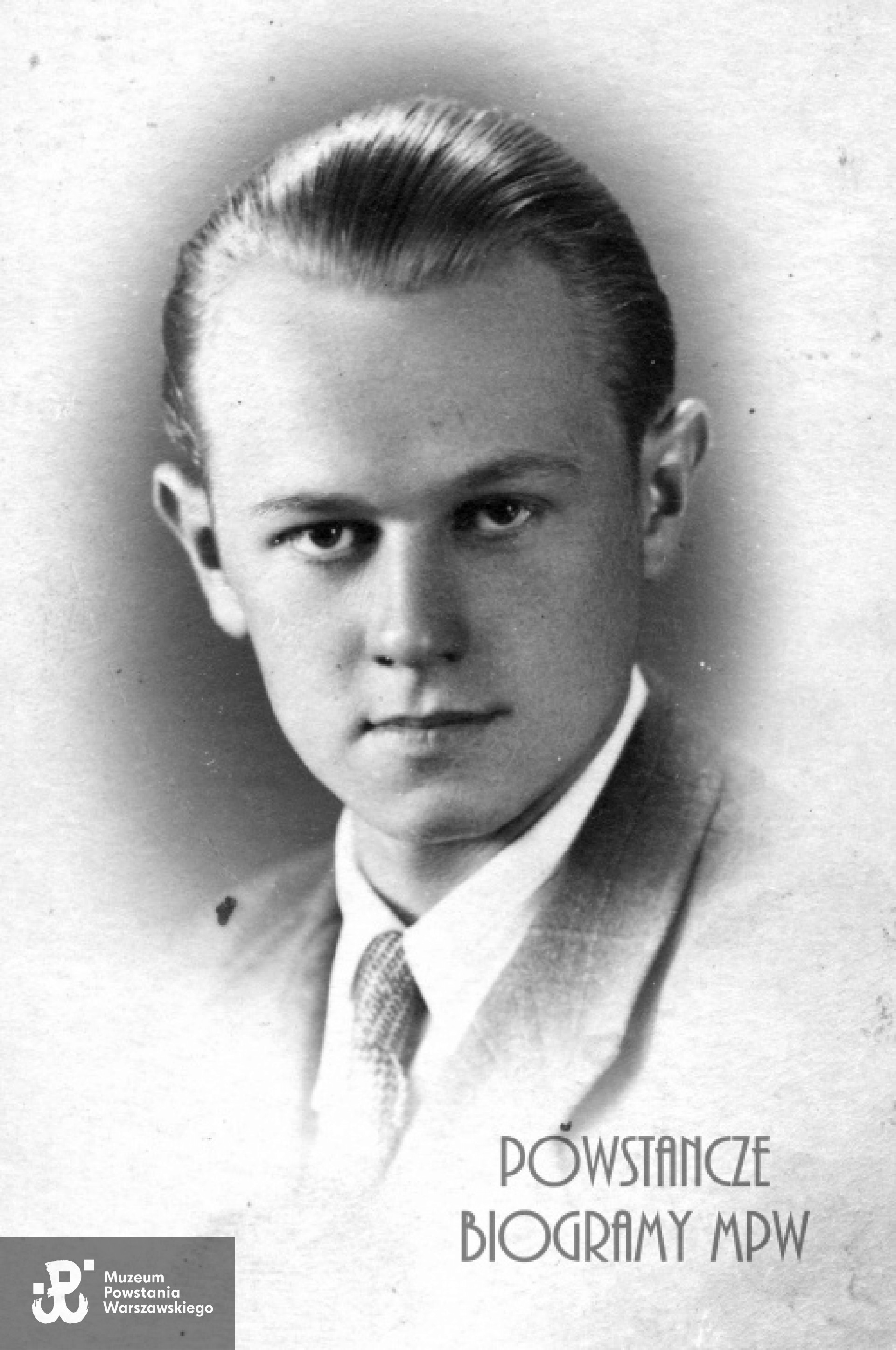 kpr. pchor. Bolesław Marzec "Marian" (1920-1944). Fot. materiały do Słownika Uczestników PW