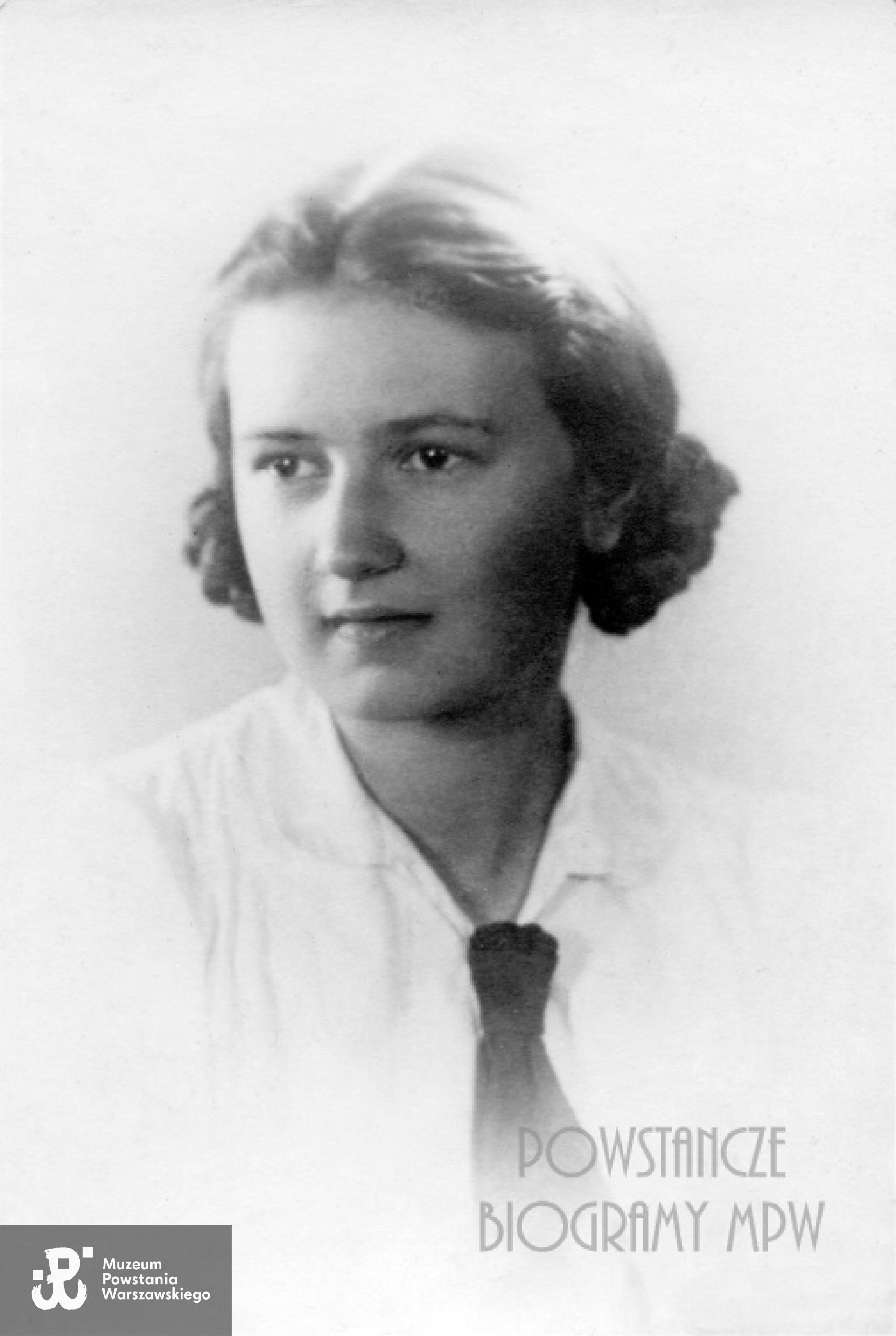 Irena Jaczynowska "Irka" (1926-1944). Fot. ze zbiorów Muzeum Powstania Warszawskiego - batalion „Zośka"