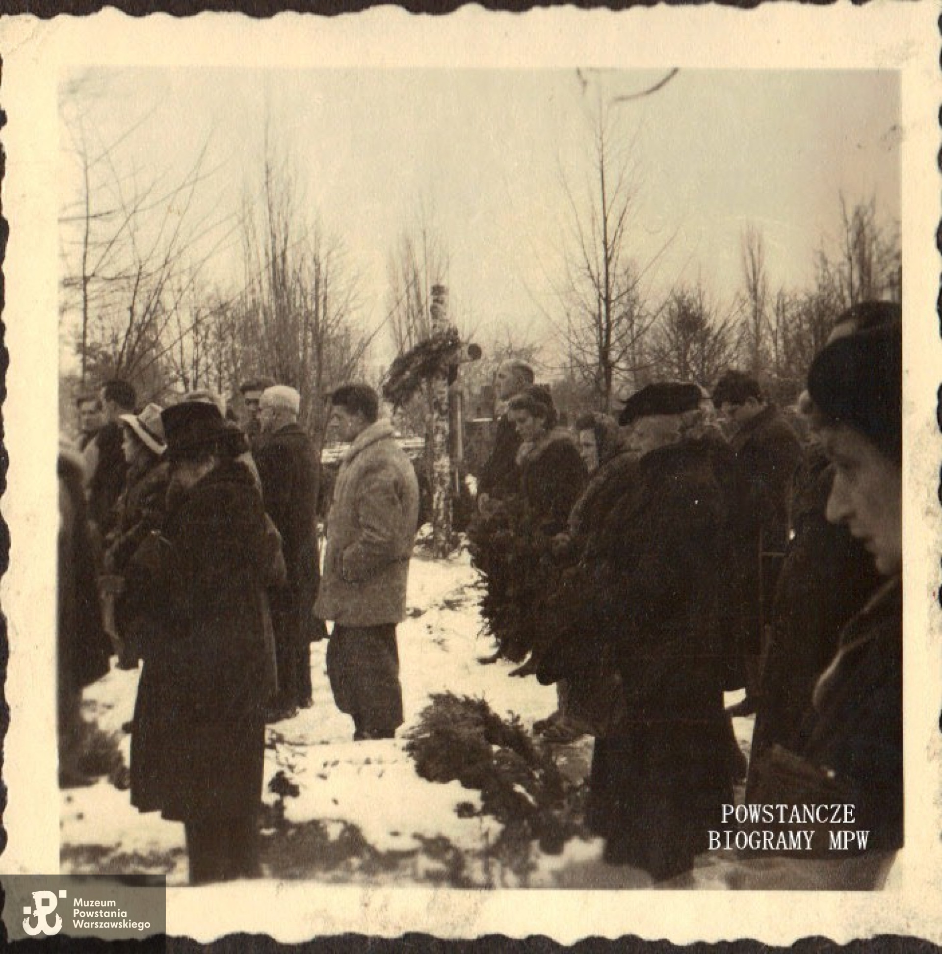 Pogrzeb Bronka (Stefana) Wiśniewskiego ps. "Mucha". Fot. z archiwum rodzinnego Michała Jandy